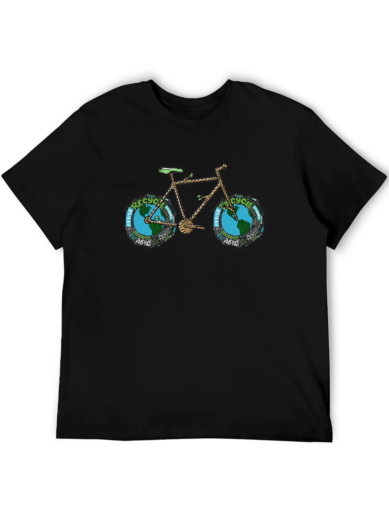 Eco-Friendly Bike Graphic Tee