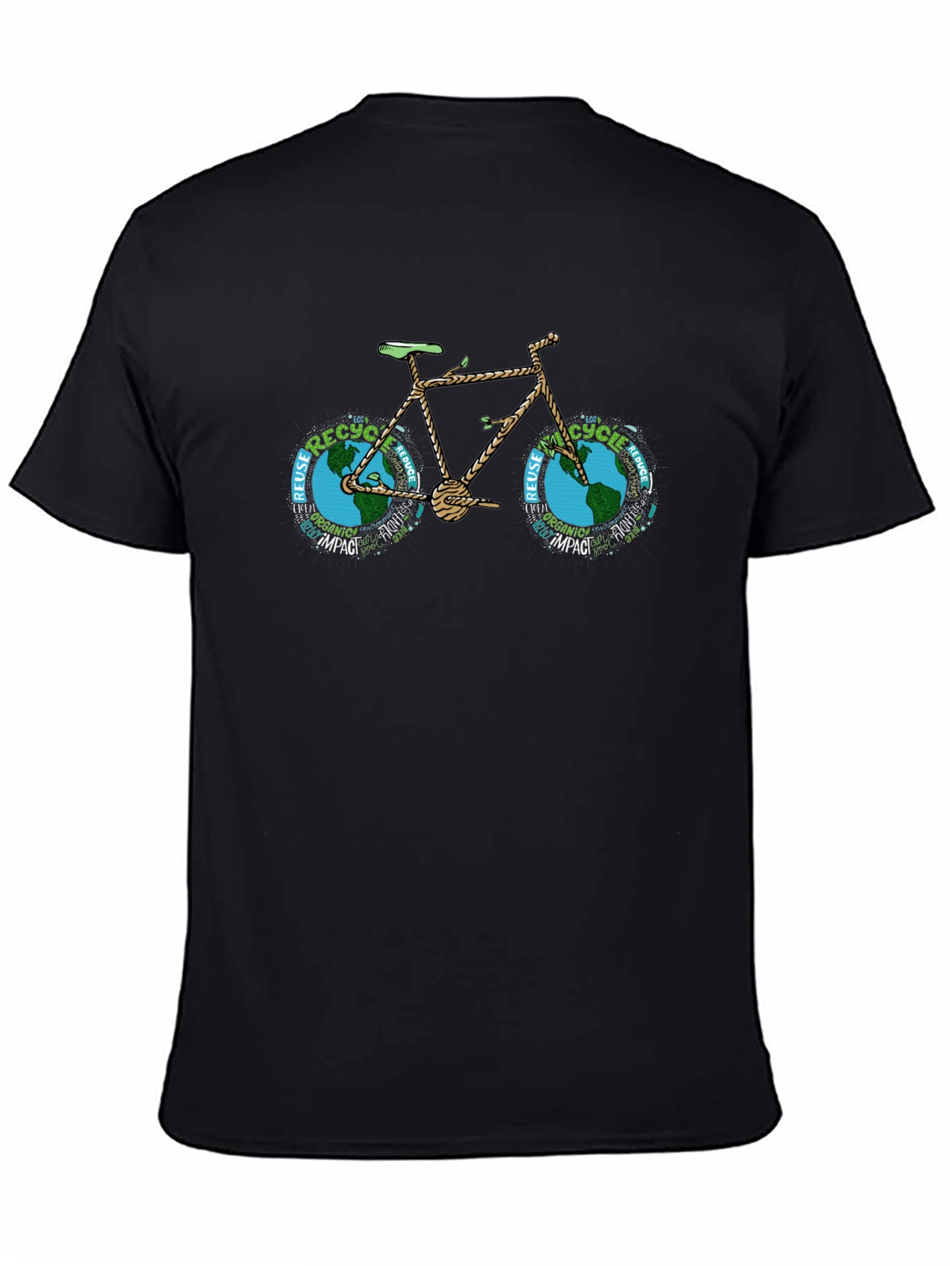Eco-Friendly Bike Graphic Tee