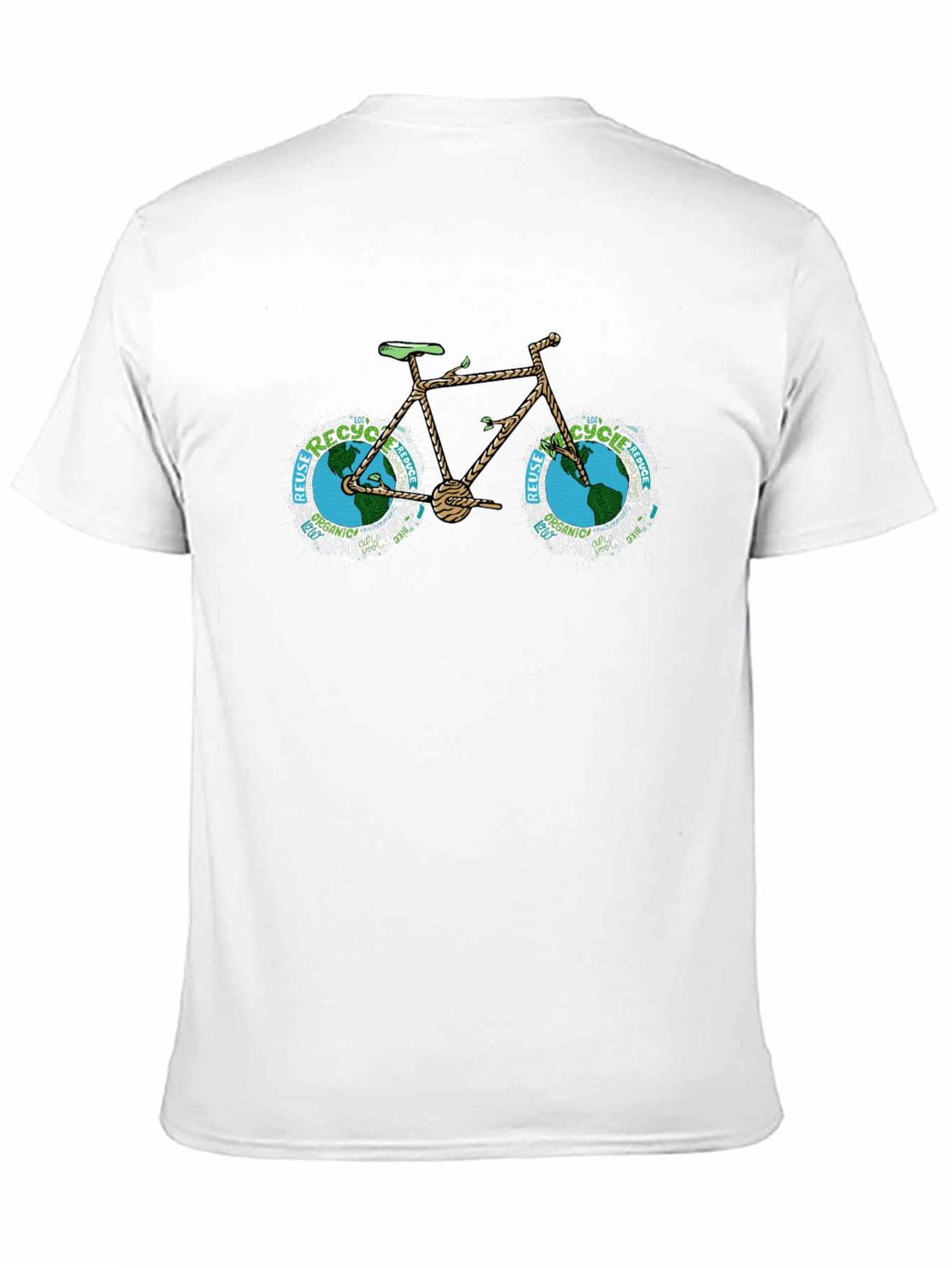 Eco-Friendly Bike Graphic Tee