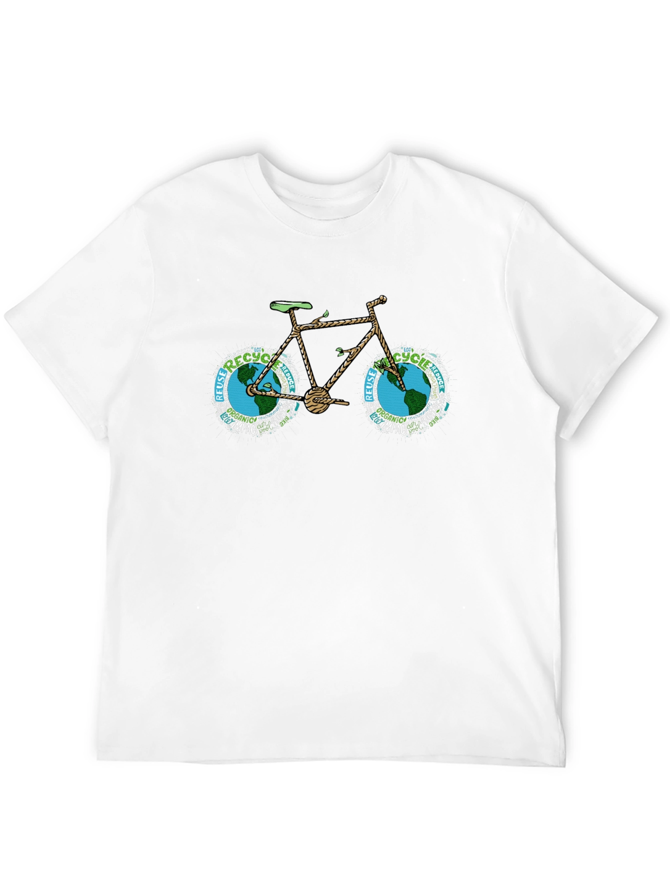 Eco-Friendly Bike Graphic Tee