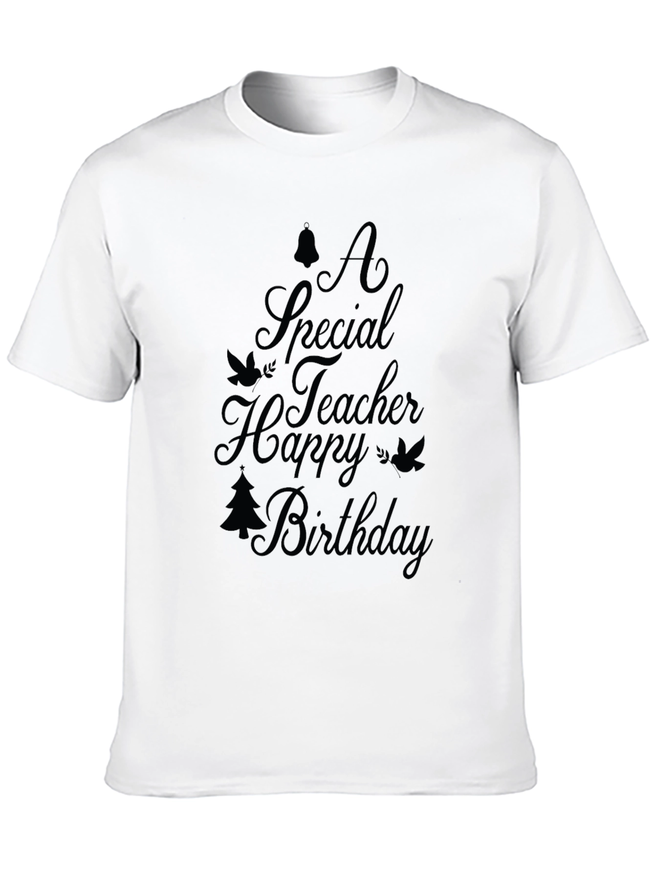 Teacher Birthday Black T-Shirt