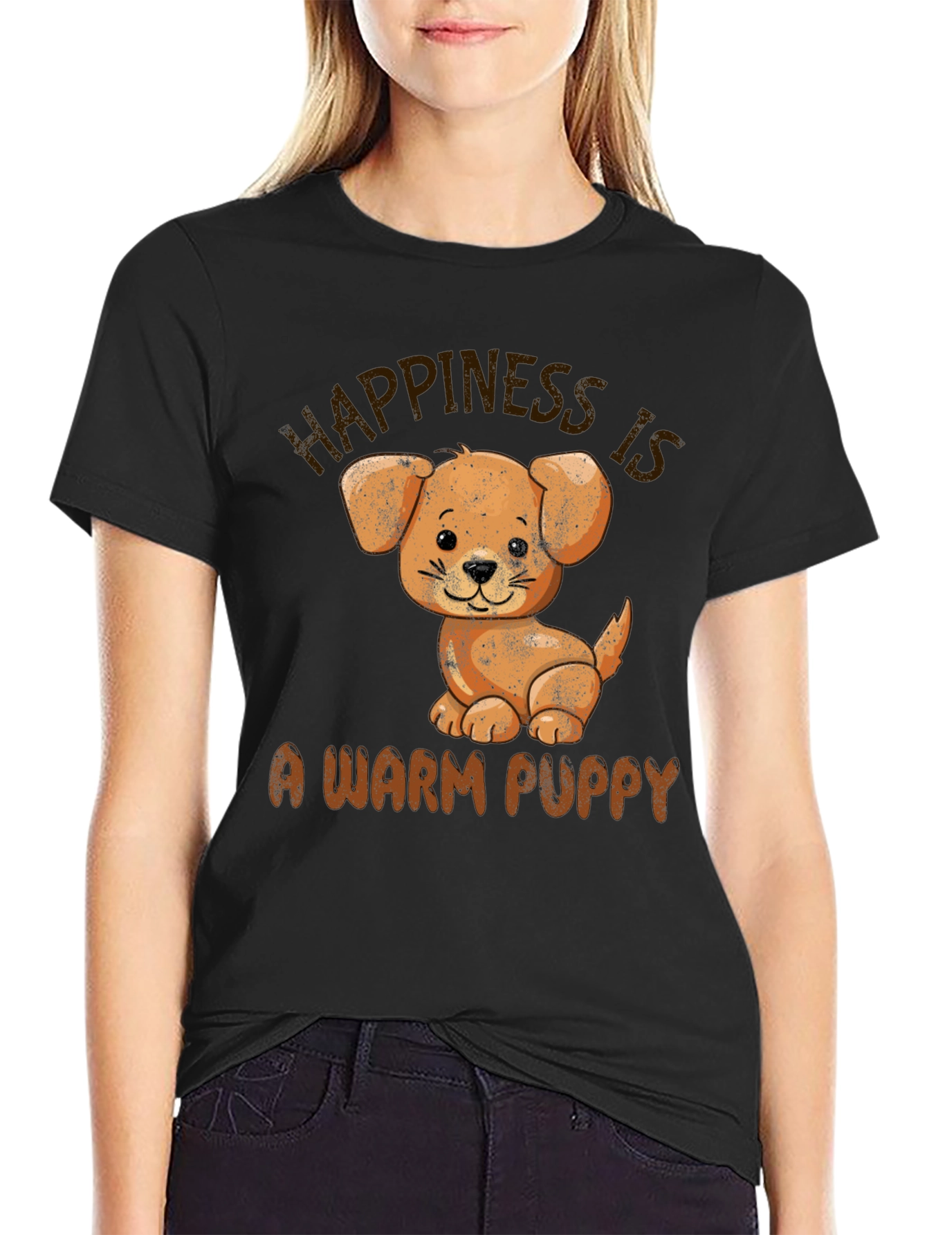 Happiness is a Warm Puppy T-Shirt
