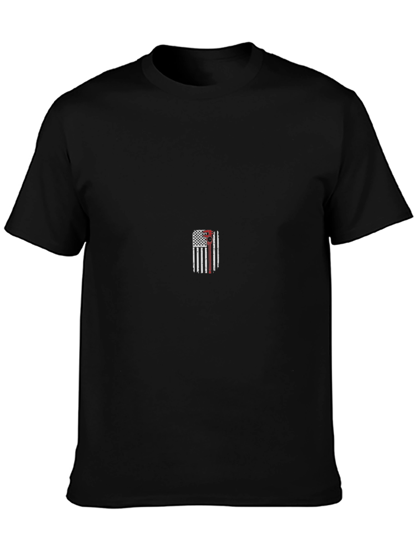 Thin Red Line Flag Graphic T-Shirt