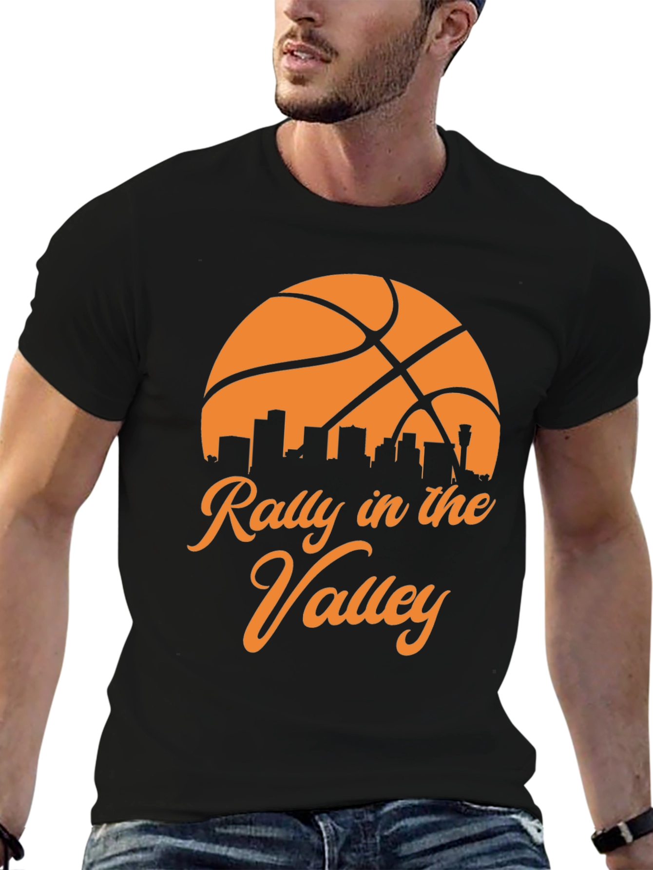 Rally in the Valley Basketball Graphic T-Shirt