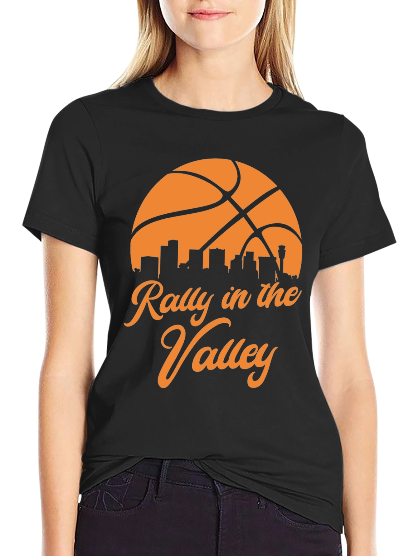 Rally in the Valley Basketball Graphic T-Shirt