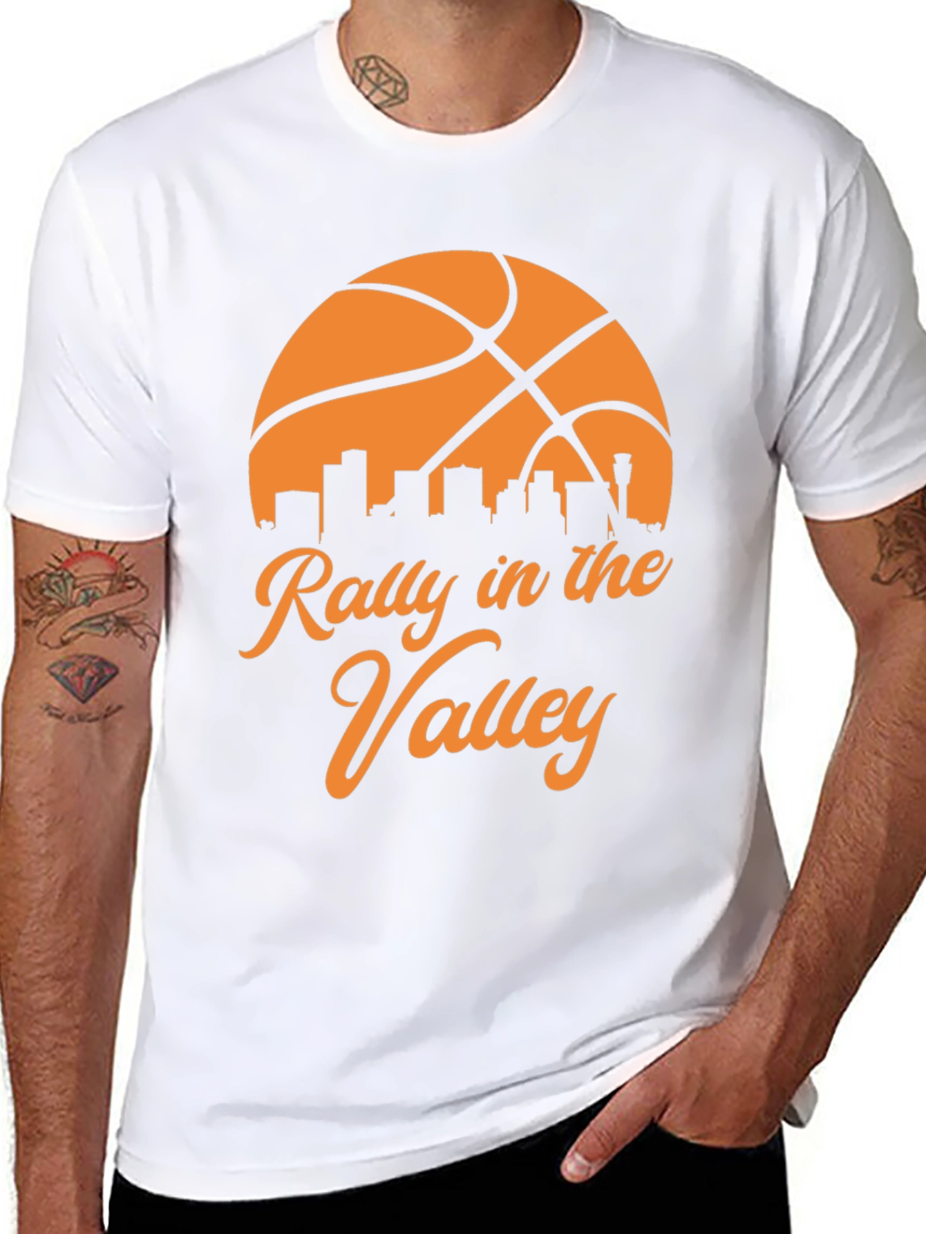 Rally in the Valley Basketball Graphic T-Shirt