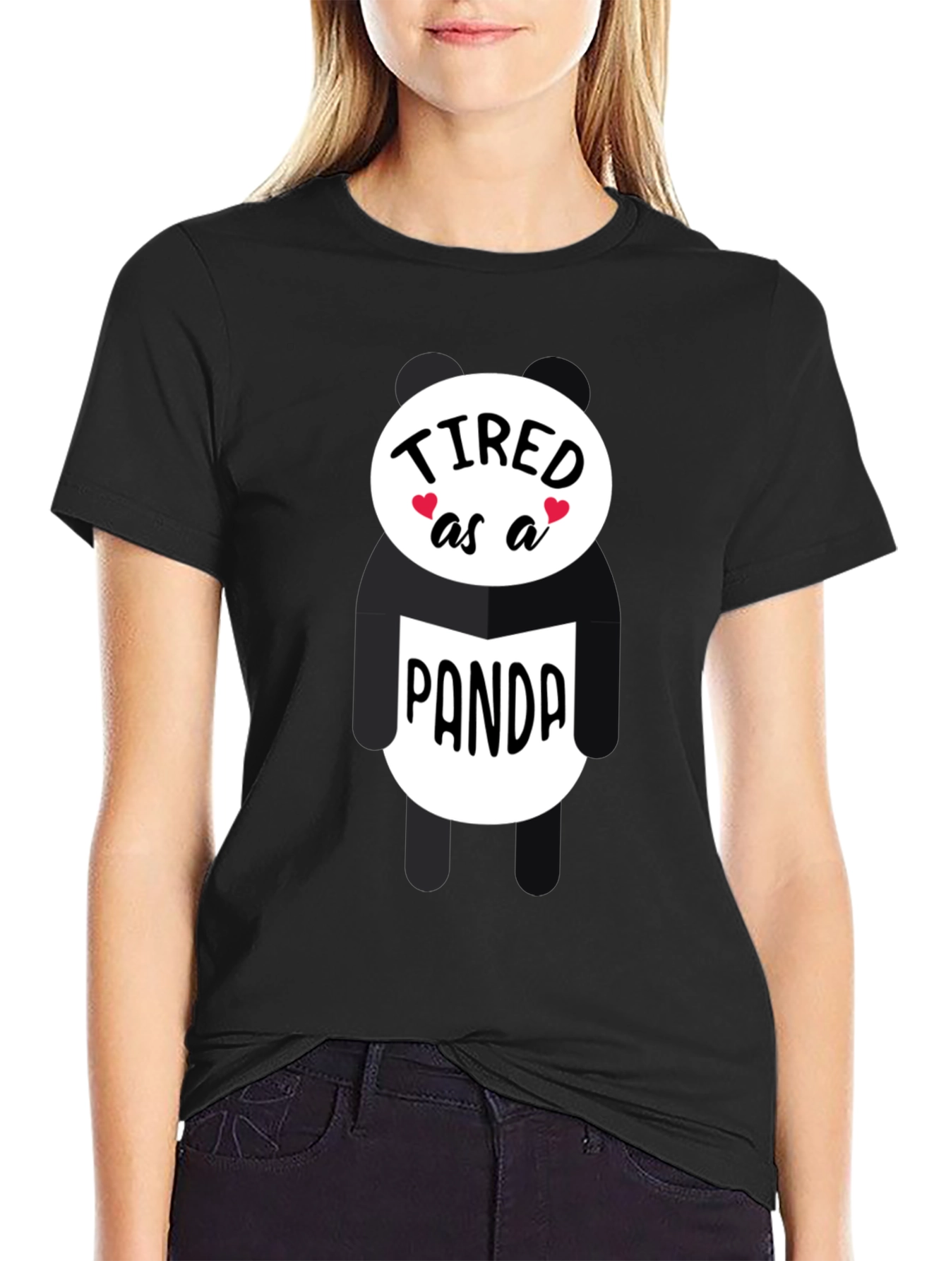 Tired as a Panda Graphic Tee