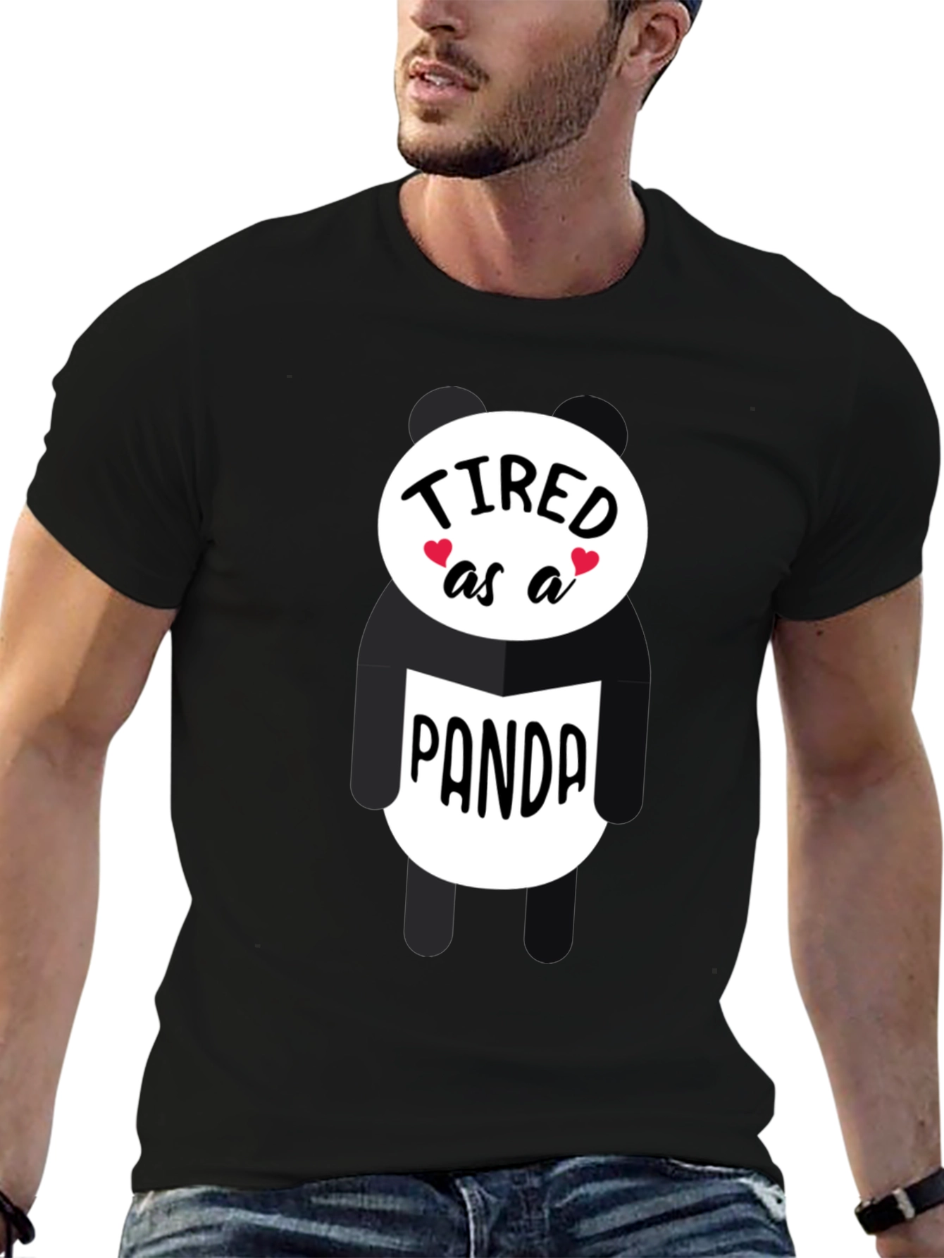 Tired as a Panda Graphic Tee