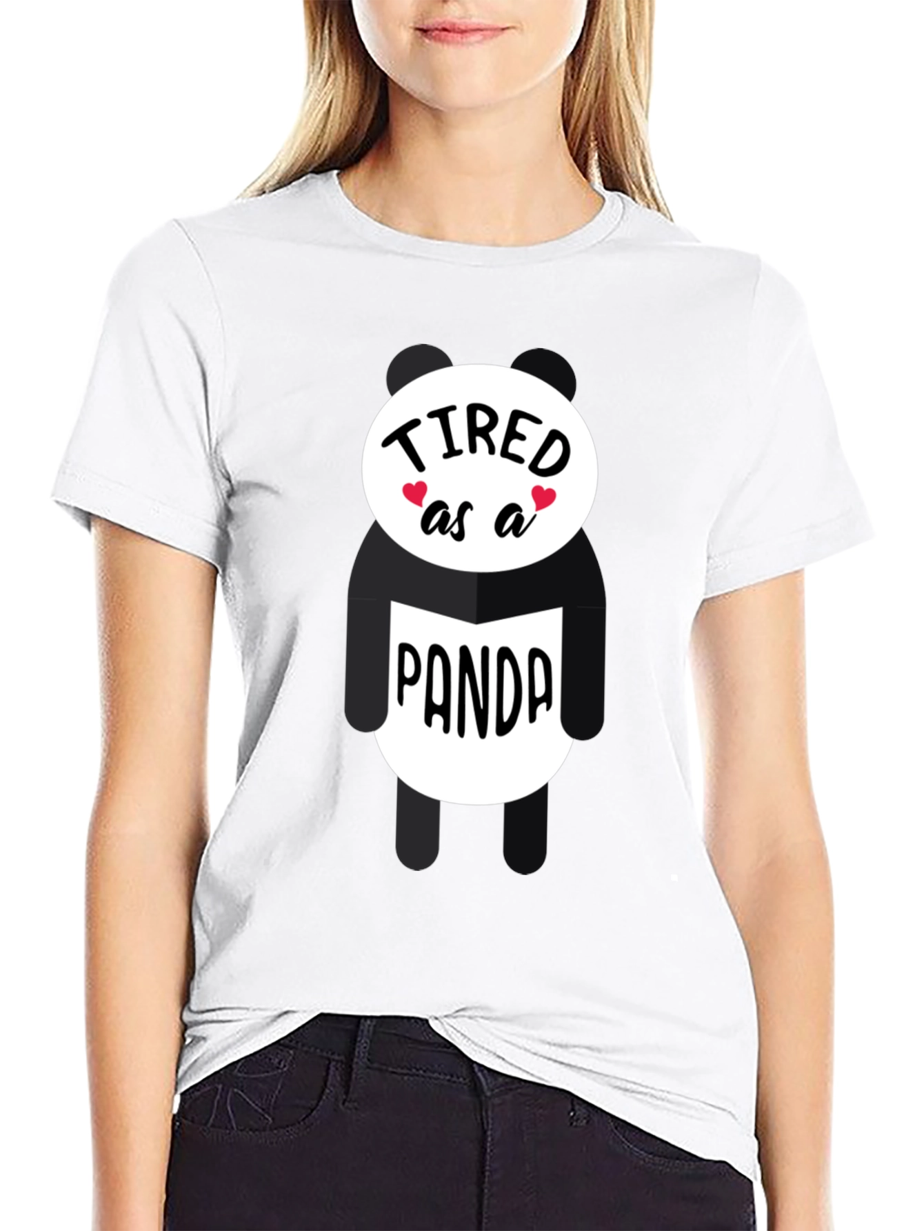 Tired as a Panda Graphic Tee