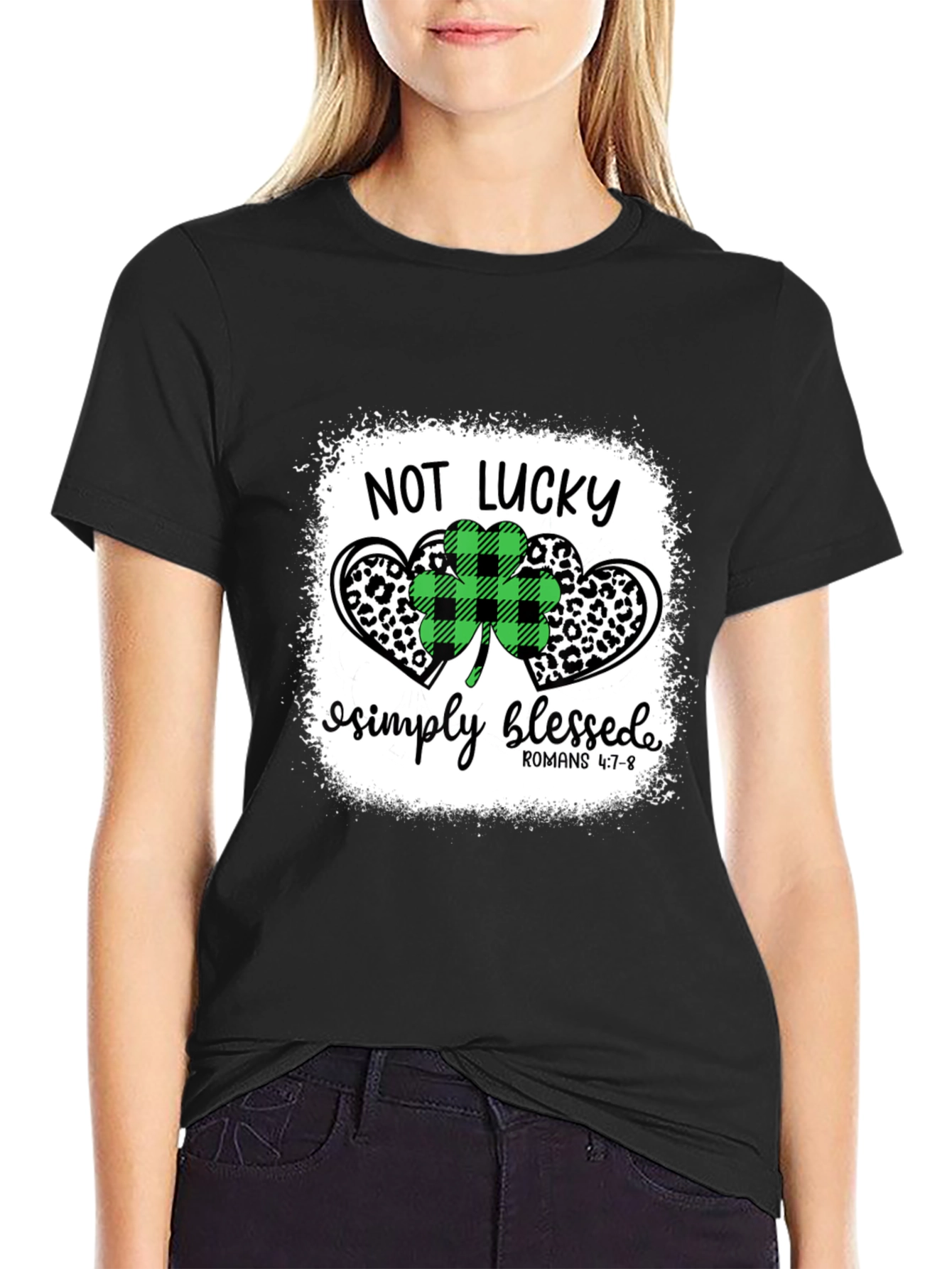 Not Lucky Simply Blessed T-Shirt