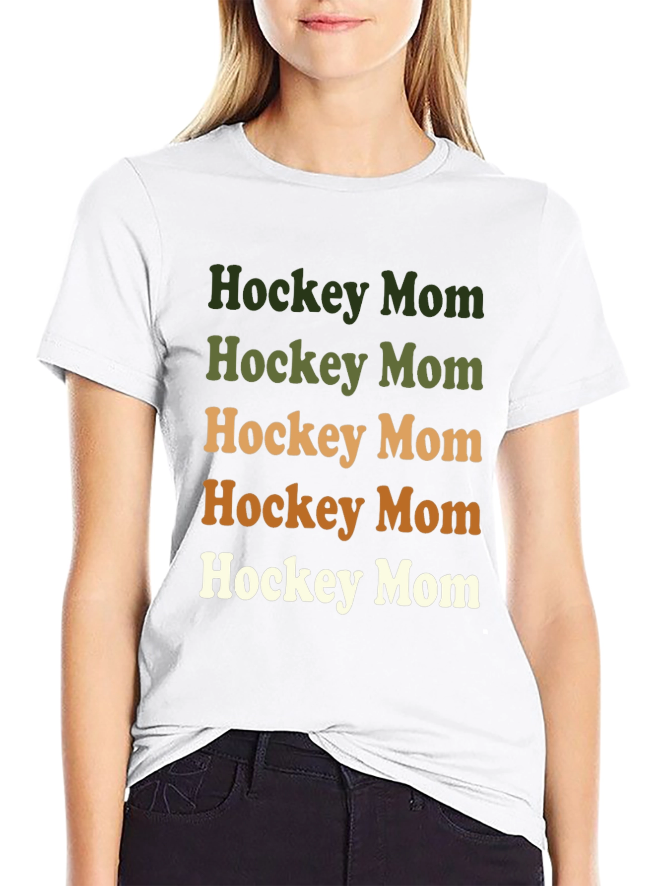 Hockey Mom Graphic Tee - Trendy Sportswear