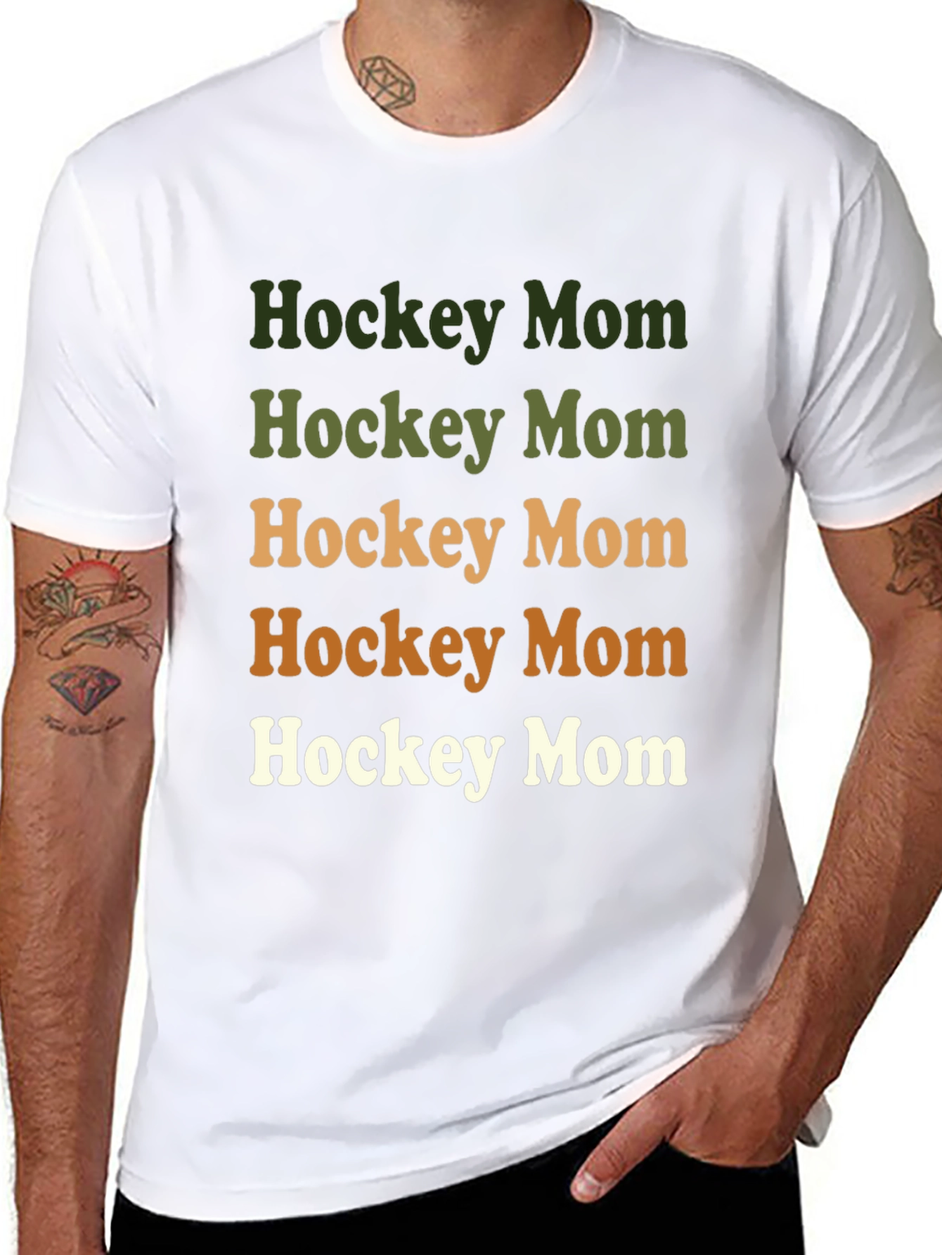 Hockey Mom Graphic Tee - Trendy Sportswear