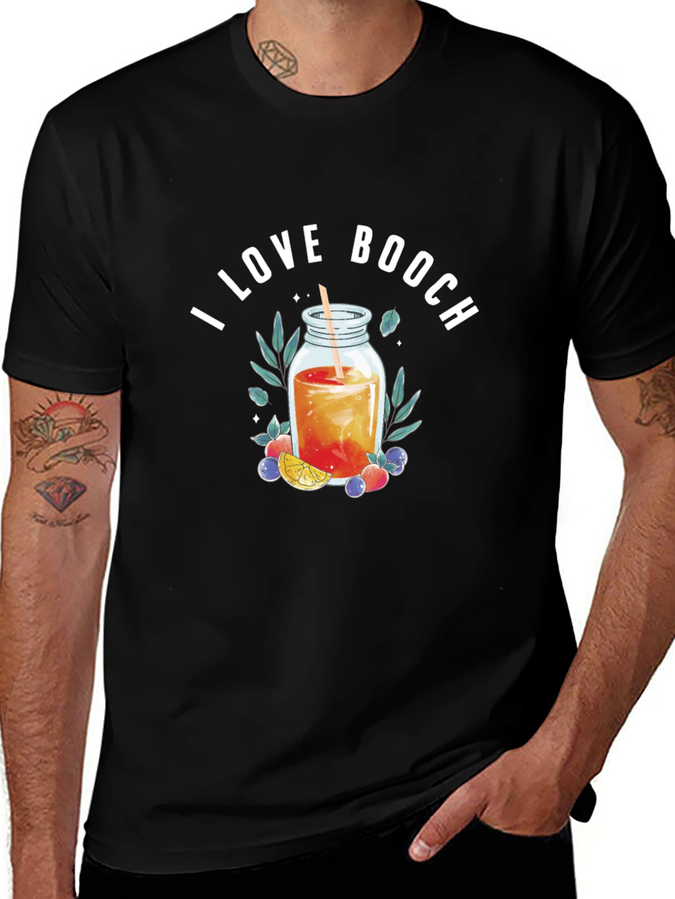 I Love Booch T-Shirt - Kombucha Lover Tee