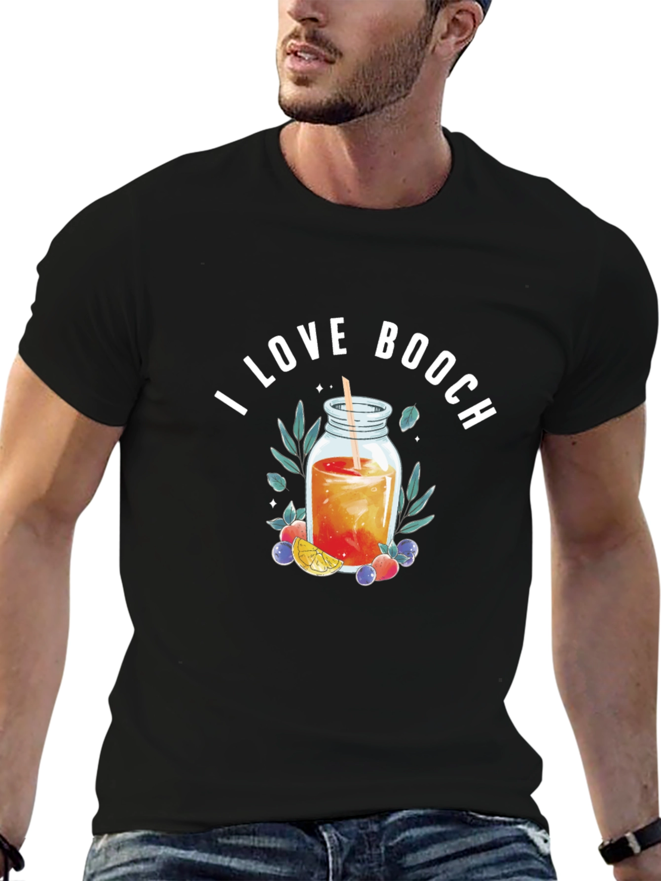 I Love Booch T-Shirt - Kombucha Lover Tee