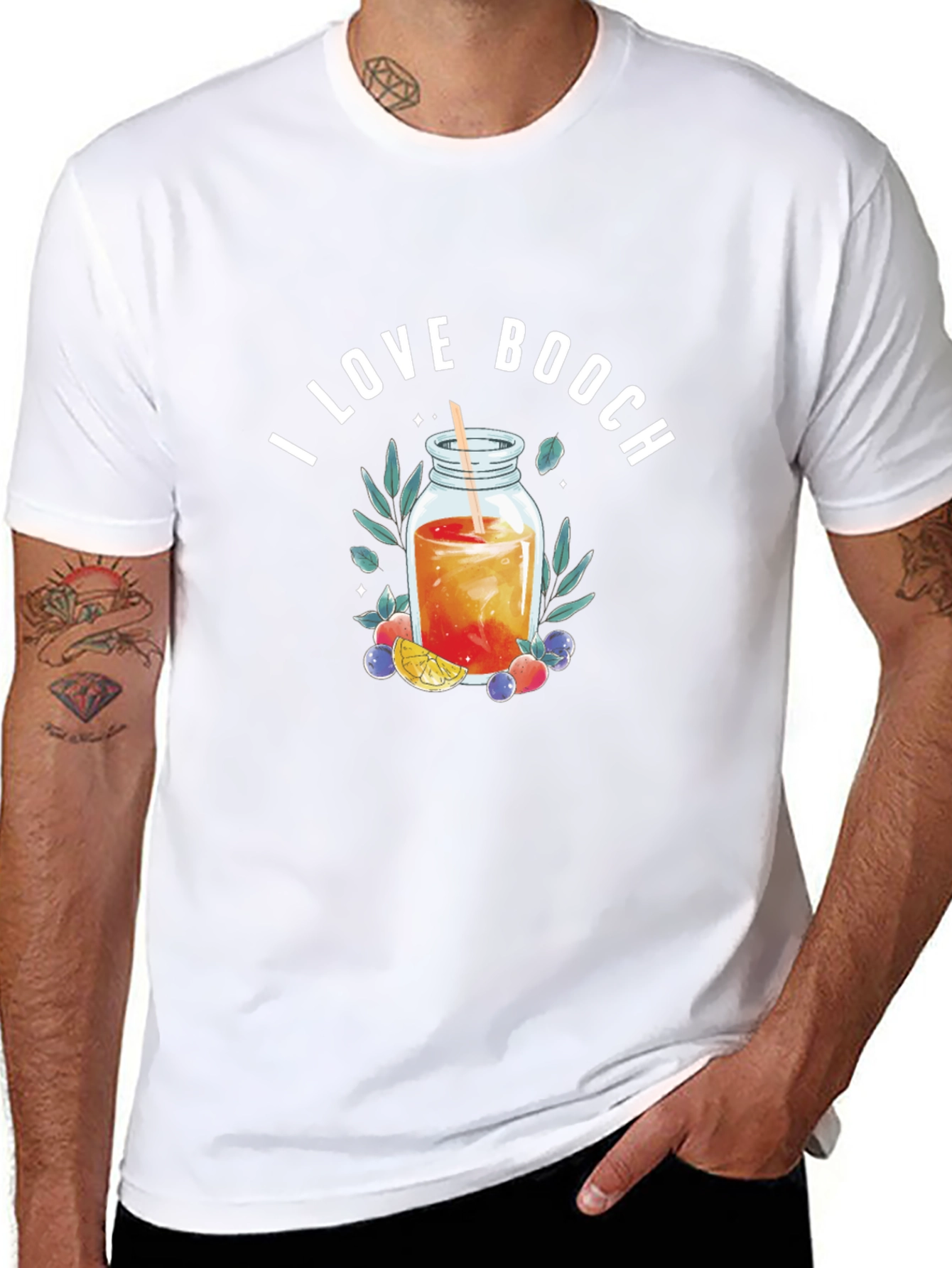 I Love Booch T-Shirt - Kombucha Lover Tee