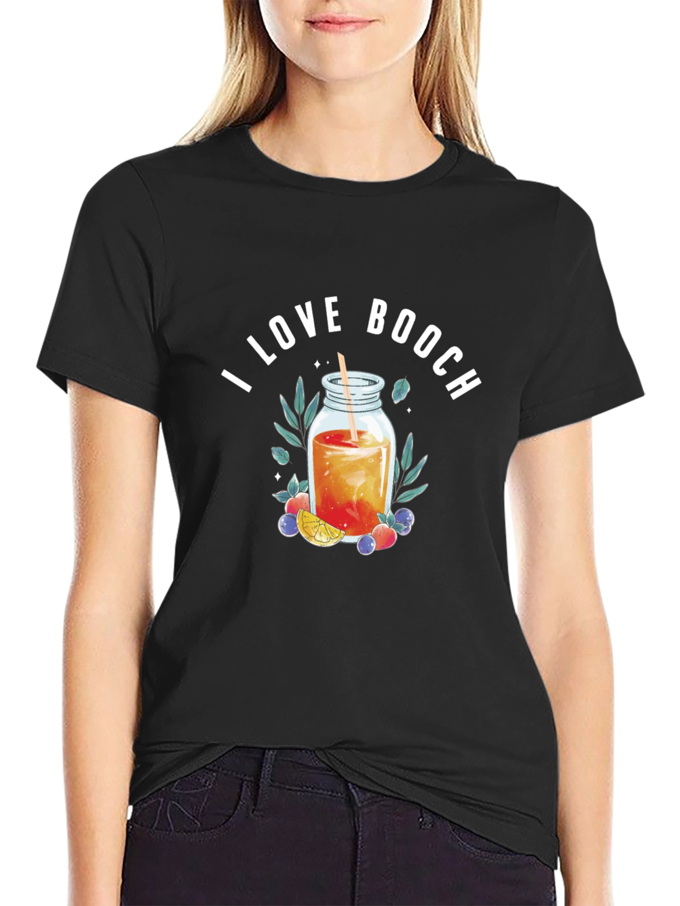 I Love Booch T-Shirt - Kombucha Lover Tee
