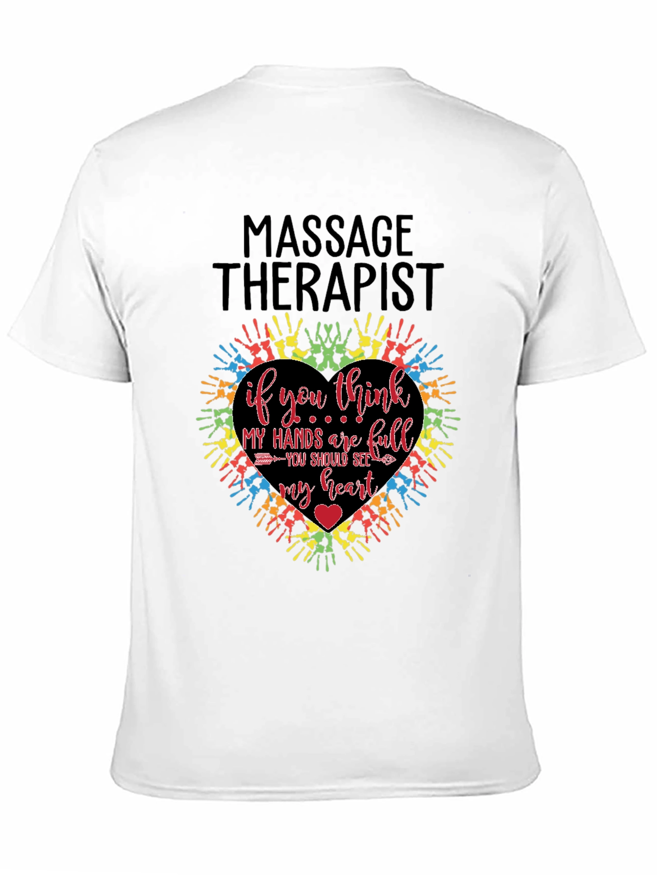 Massage Therapist Heart Hands T-Shirt