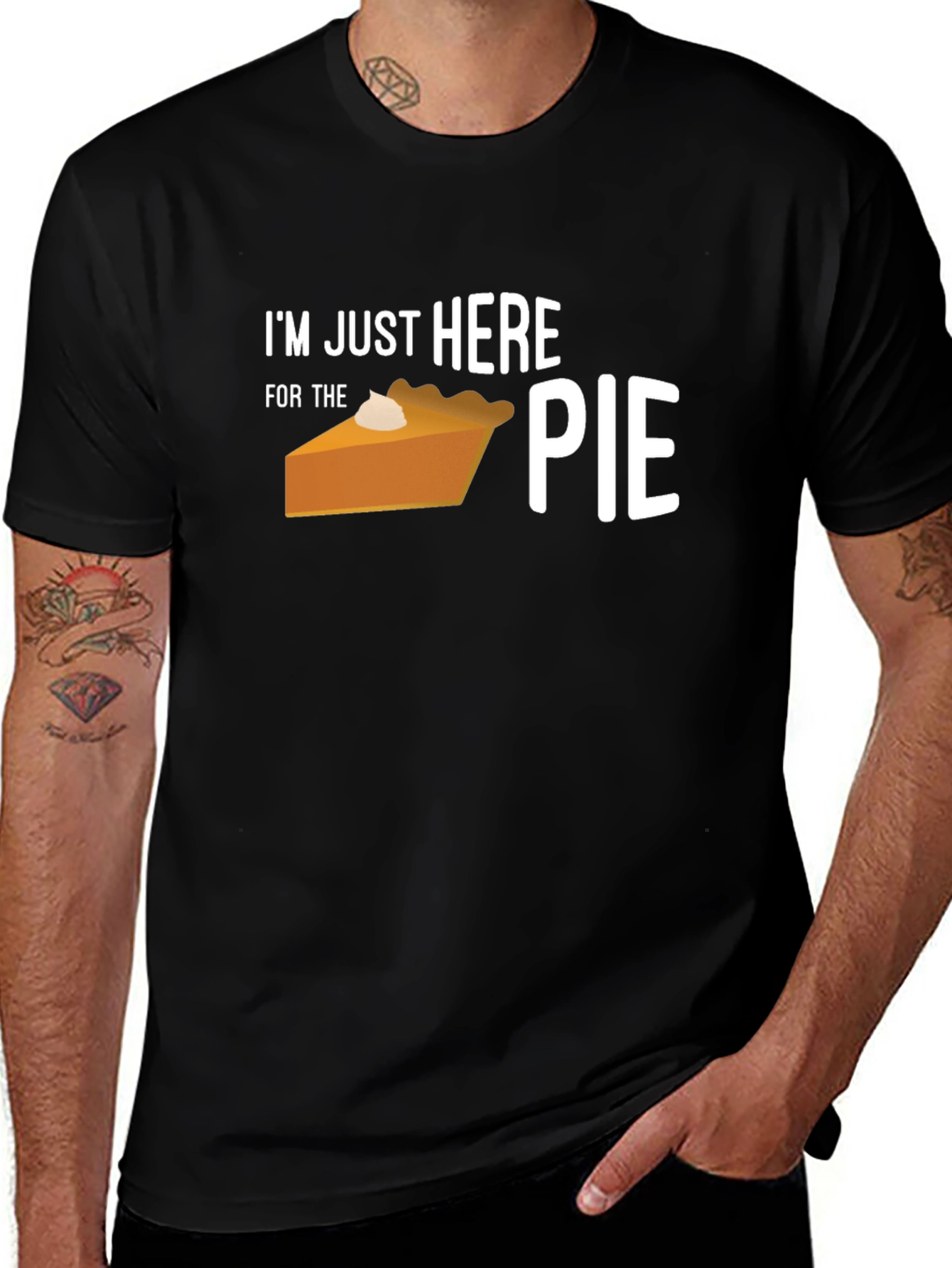 Funny Thanksgiving Pie Graphic T-Shirt