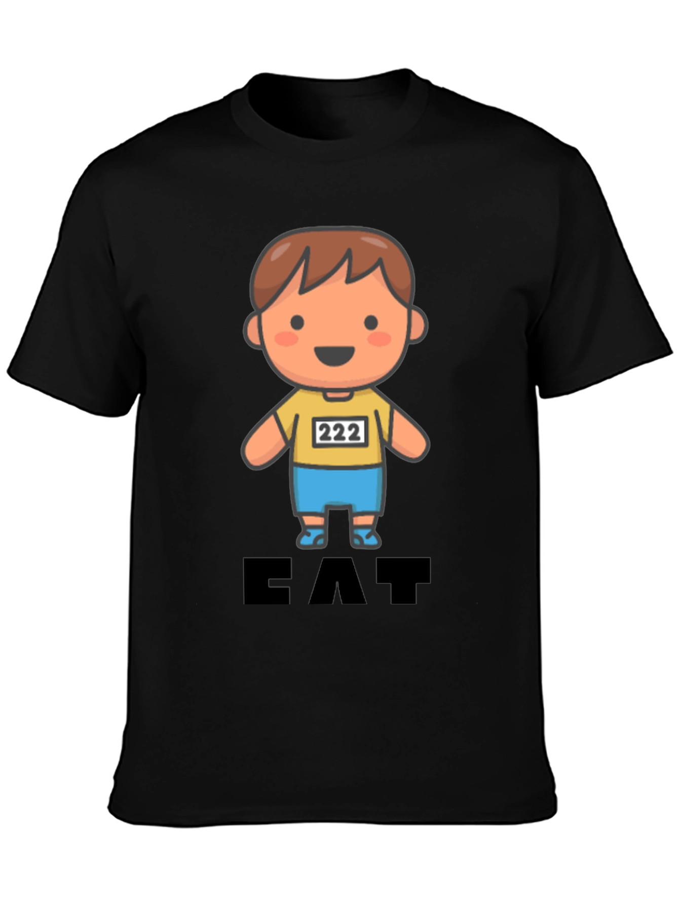 Eat T-Shirt Cute Cartoon Character Tee