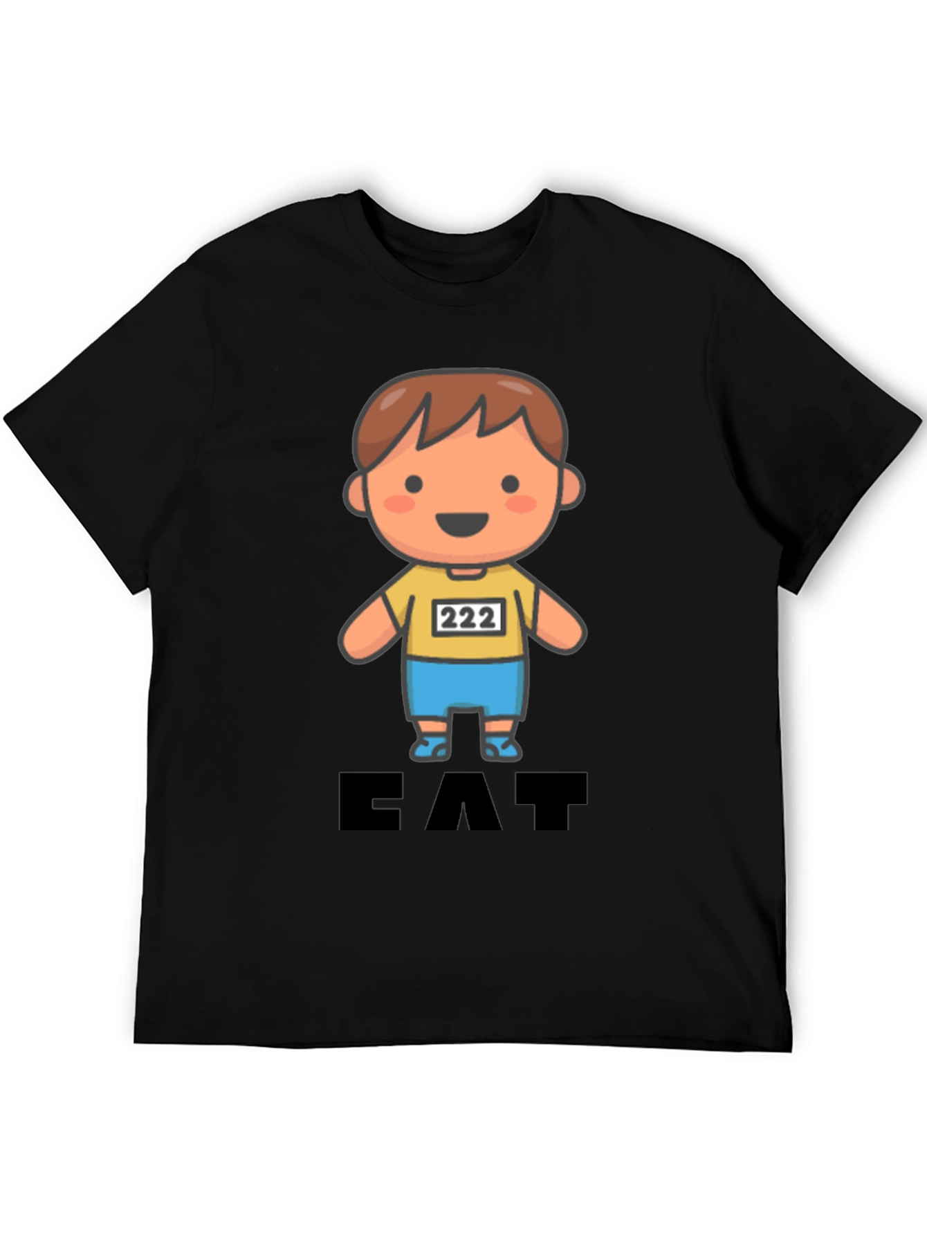 Eat T-Shirt Cute Cartoon Character Tee