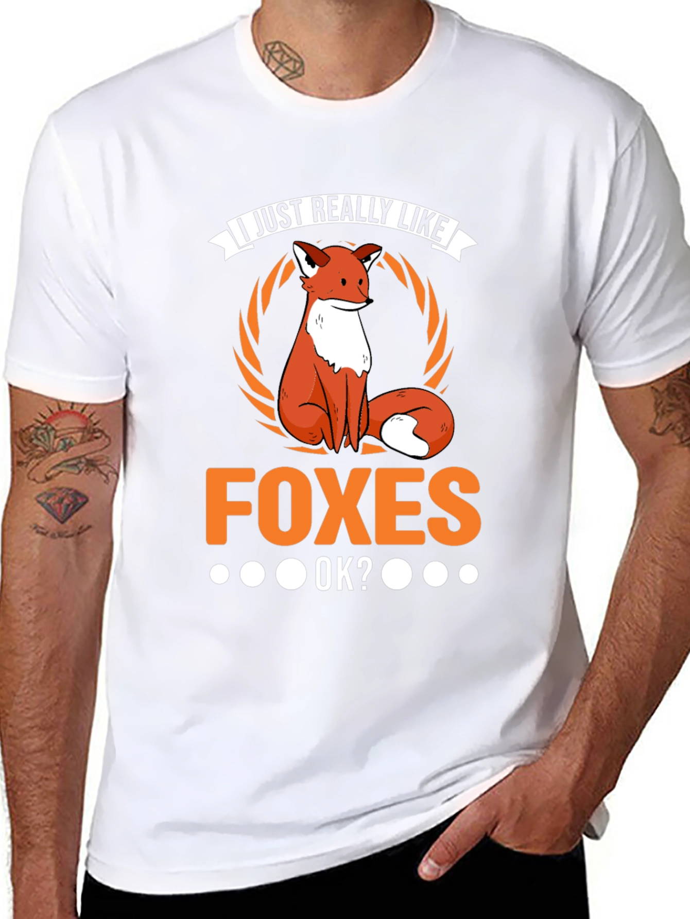 I Just Really Like Foxes OK? T-Shirt