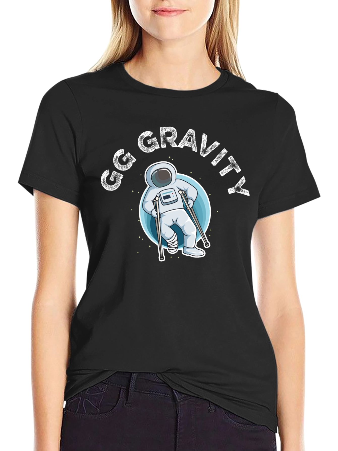 GG Gravity T-Shirt - Funny Astronaut Graphic Tee