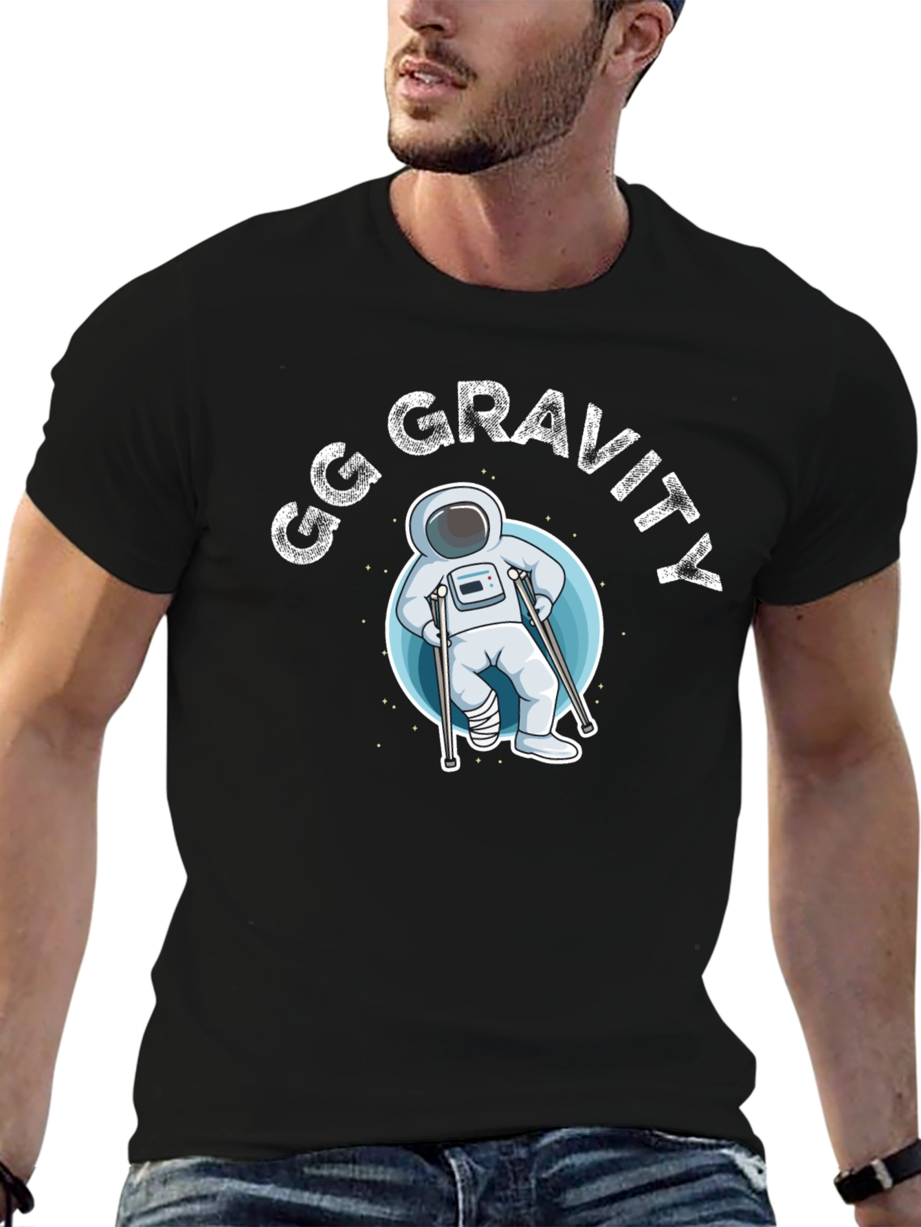 GG Gravity T-Shirt - Funny Astronaut Graphic Tee