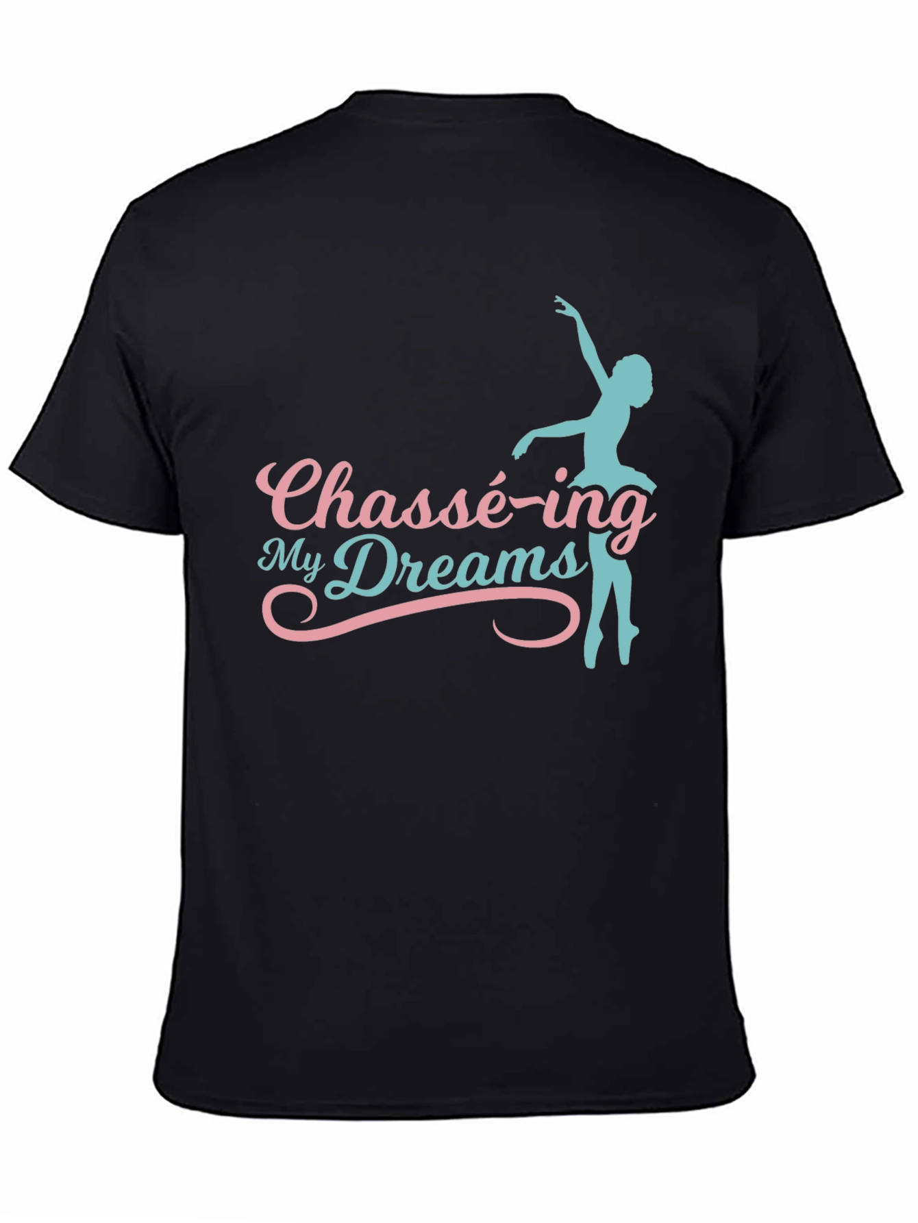 Chassé-ing My Dreams Black Graphic T-Shirt