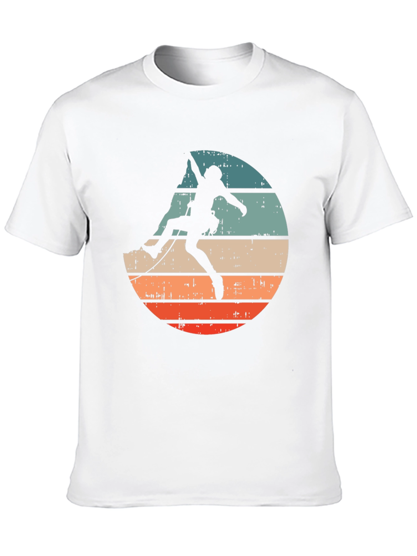 Retro Rock Climbing T-Shirt - Adventure Ready