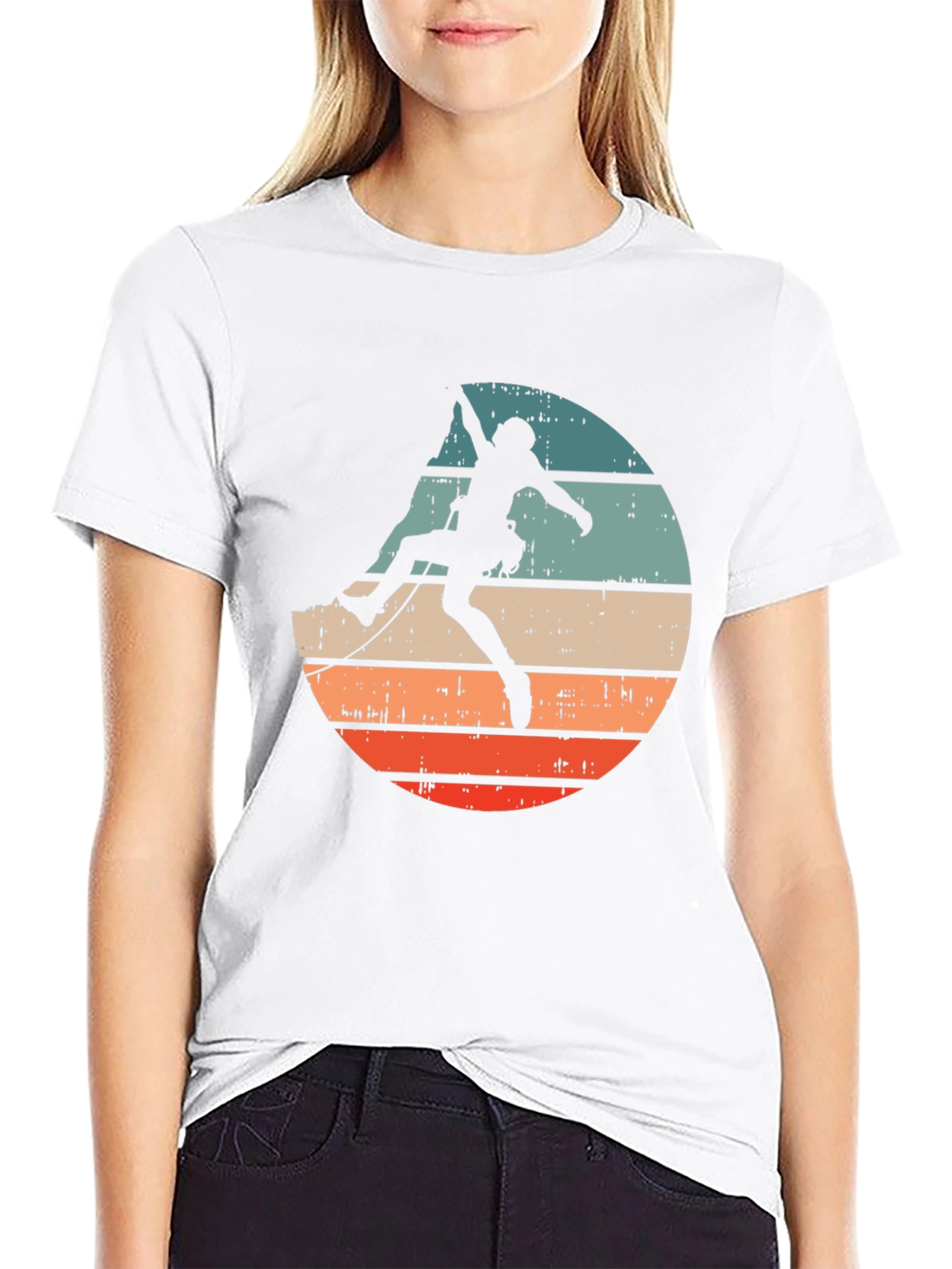 Retro Rock Climbing T-Shirt - Adventure Ready