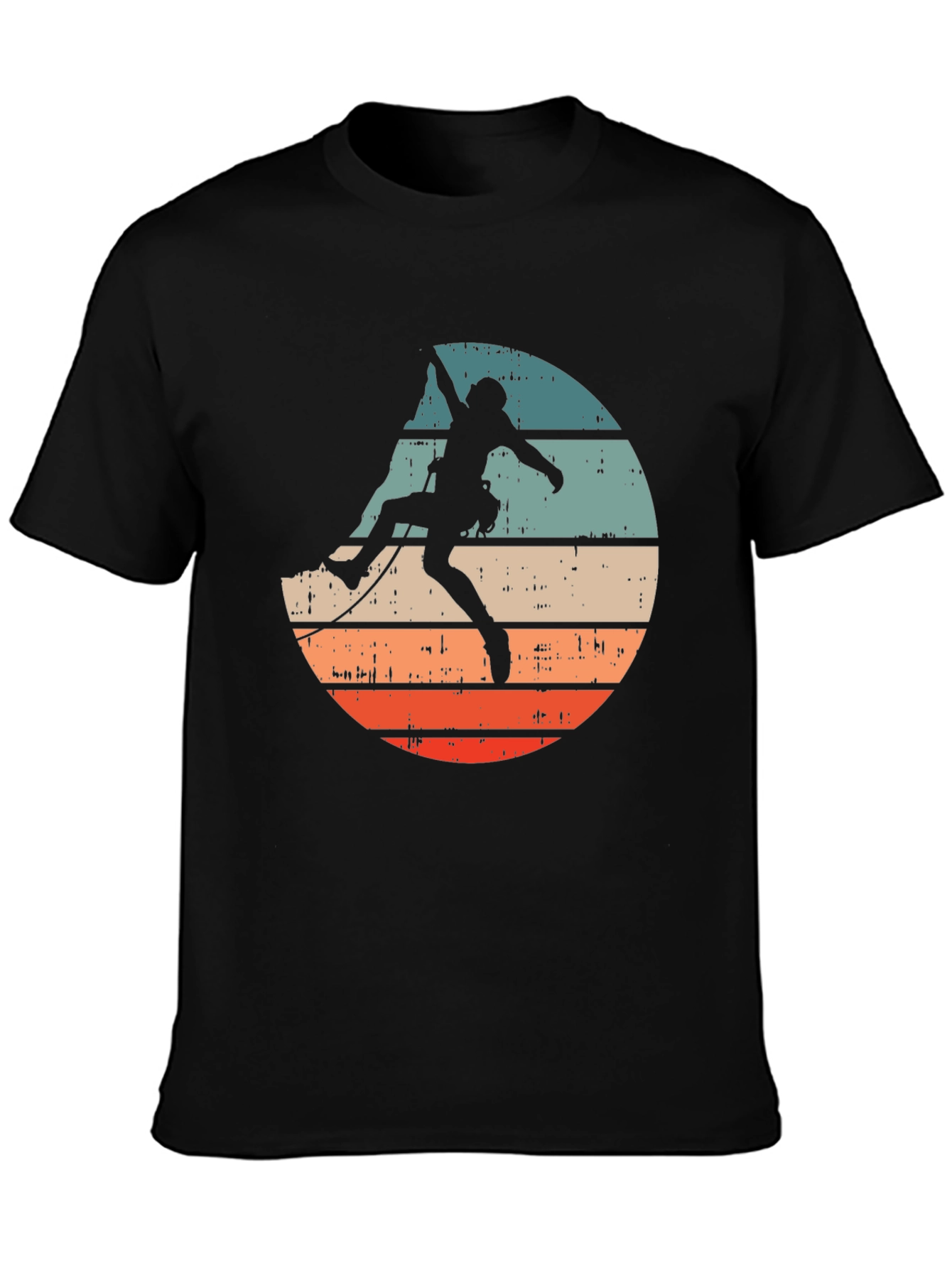 Retro Rock Climbing T-Shirt - Adventure Ready