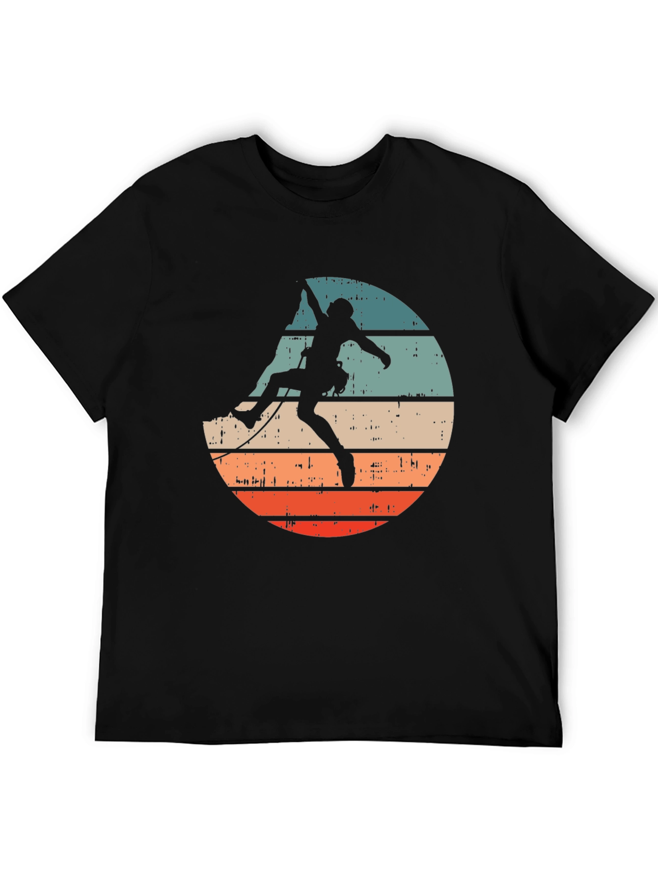 Retro Rock Climbing T-Shirt - Adventure Ready