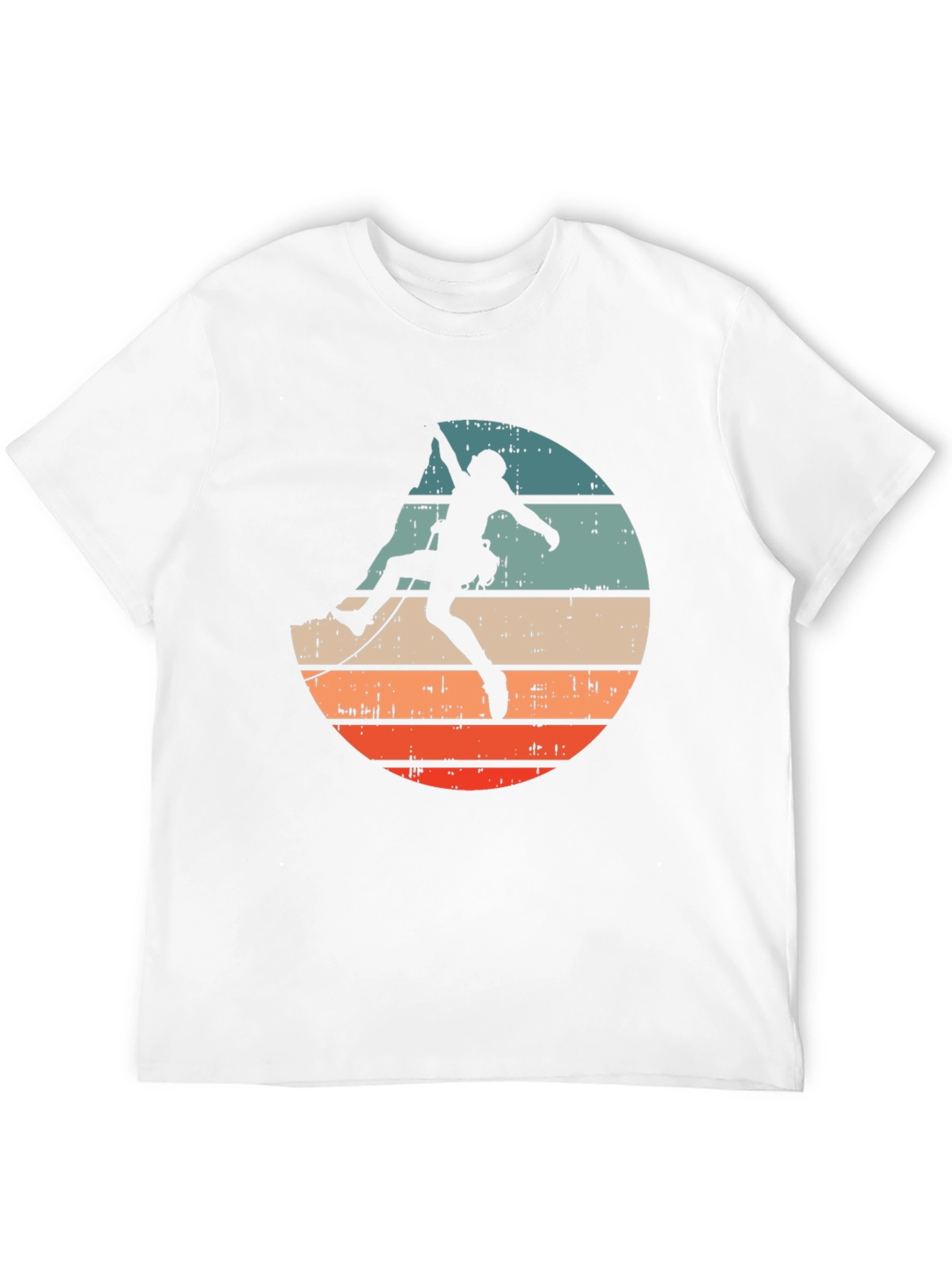Retro Rock Climbing T-Shirt - Adventure Ready