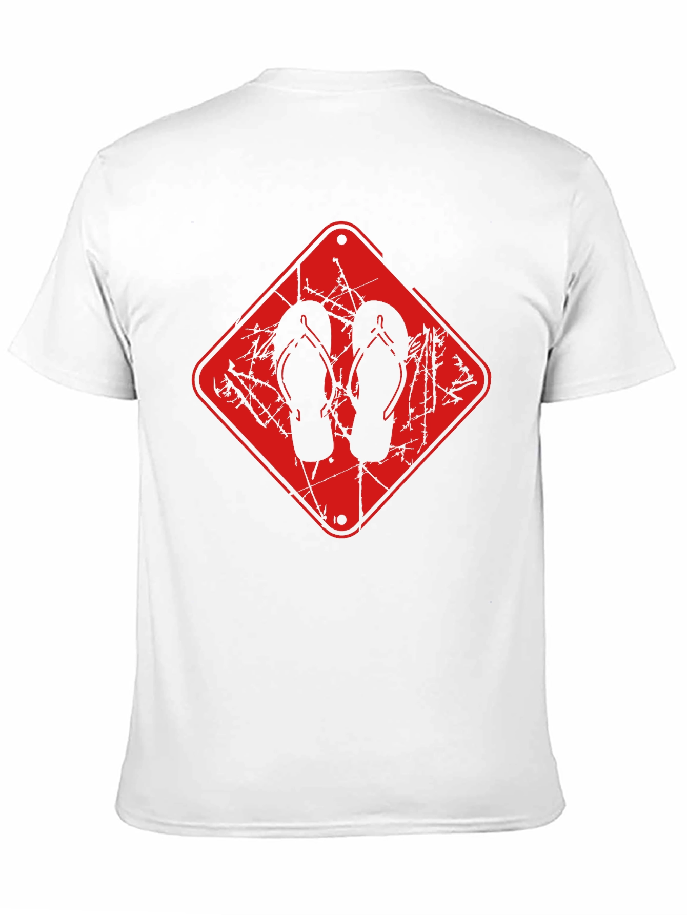 Flip Flop Graphic Tee - Black Casual Comfort