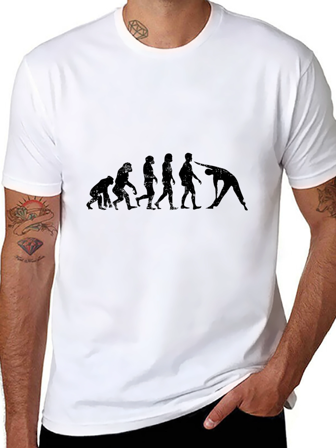 Evolution Yoga T-Shirt - Black