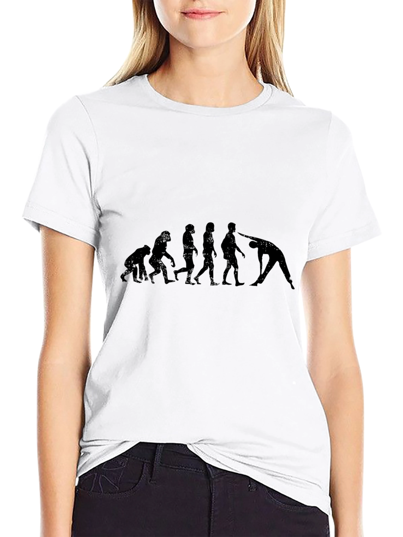 Evolution Yoga T-Shirt - Black