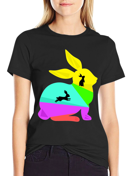 Rainbow Bunny Graphic Tee