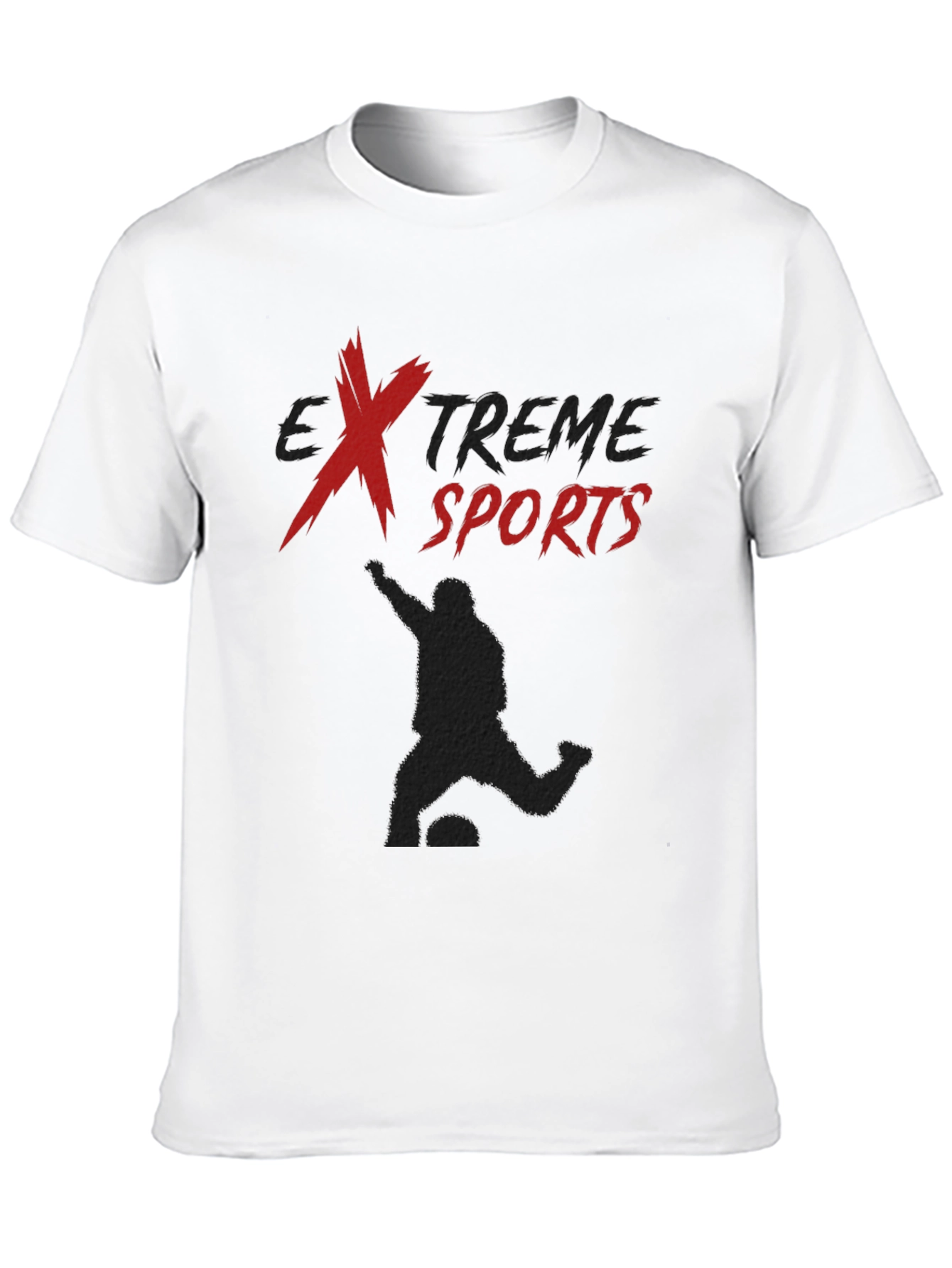 Extreme Sports Black Graphic T-Shirt
