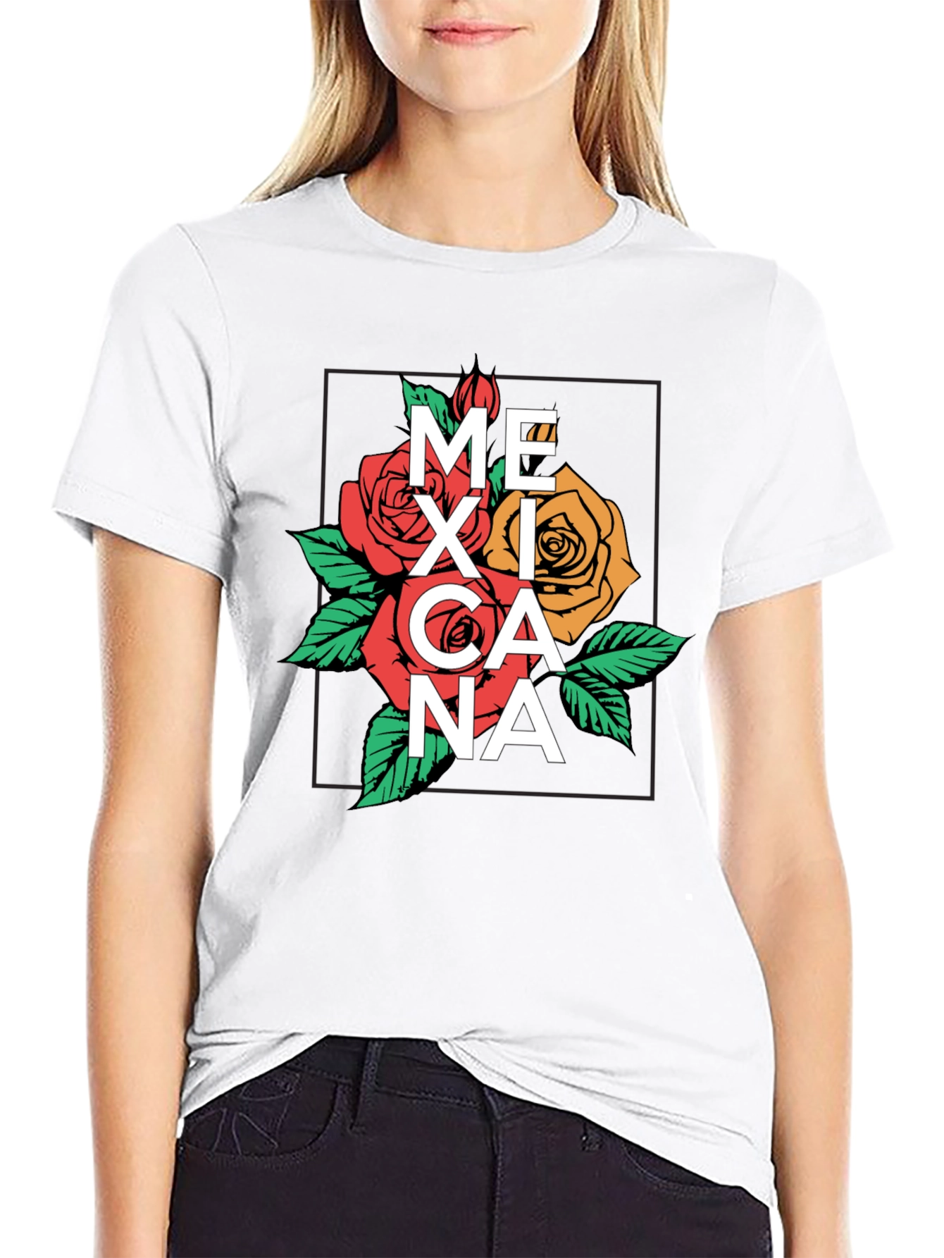 Mexicana Floral Graphic T-Shirt - Stylish Everyday Tee