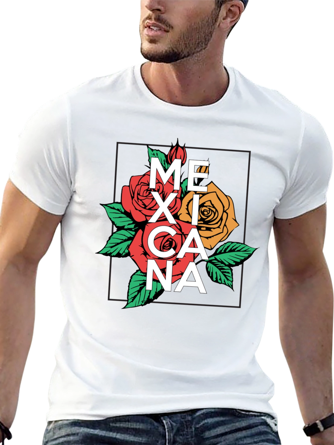 Mexicana Floral Graphic T-Shirt - Stylish Everyday Tee