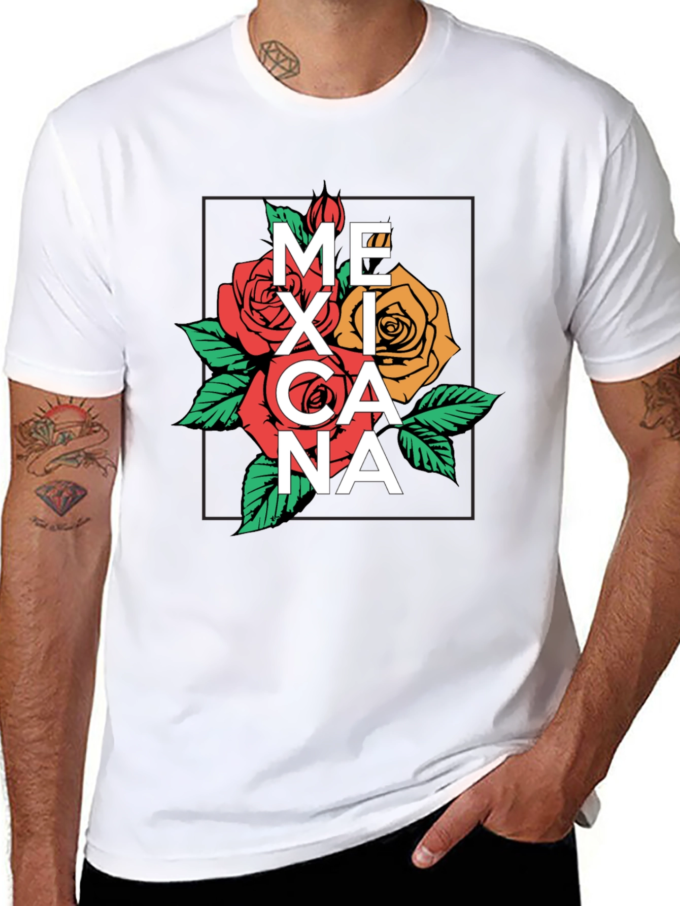 Mexicana Floral Graphic T-Shirt - Stylish Everyday Tee