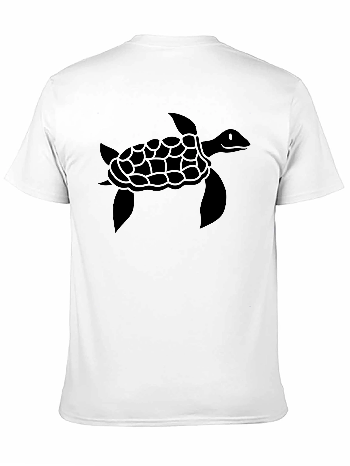 Sea Turtle Graphic Tee - Black Cotton Comfort