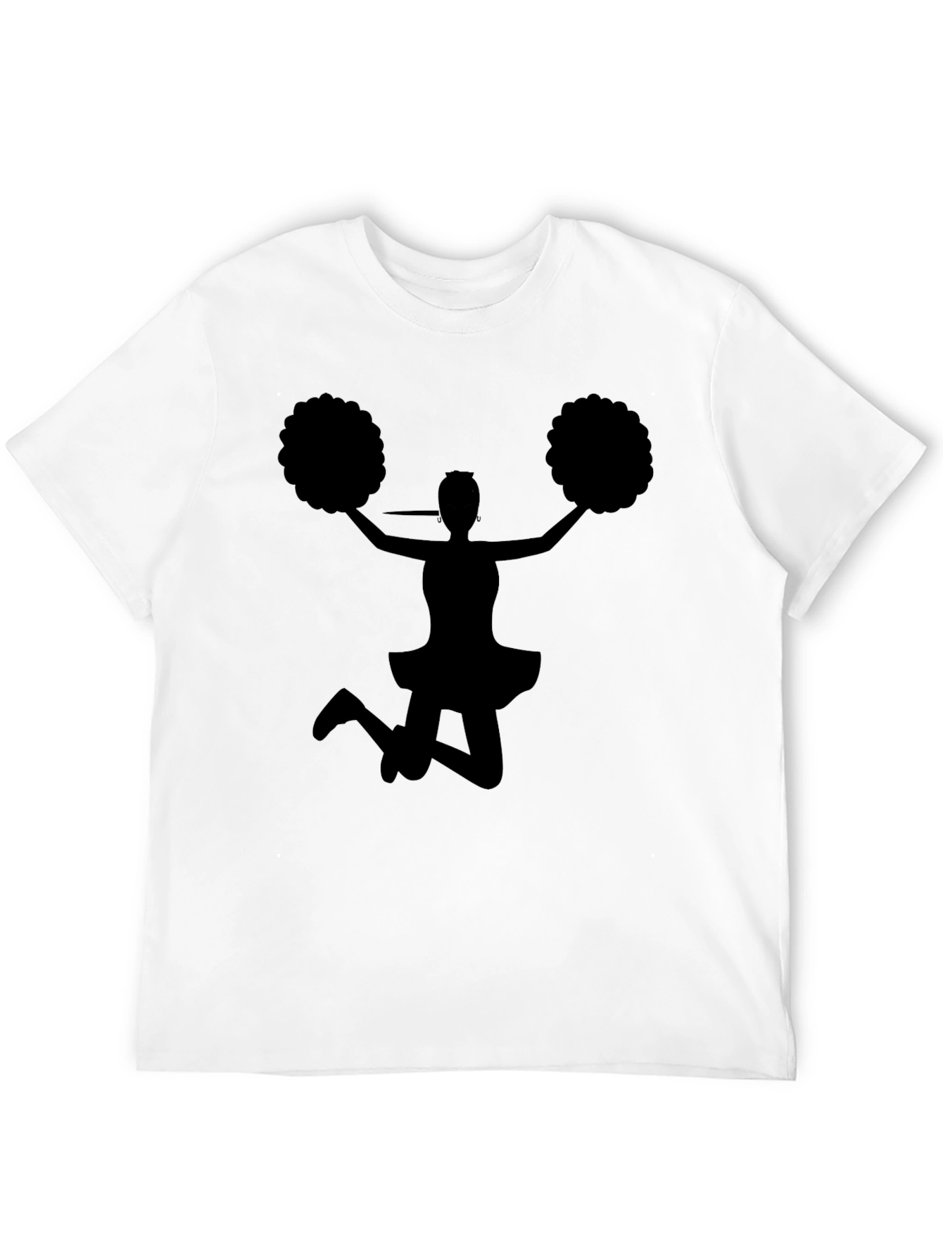 Cheerleader Silhouette Graphic Tee