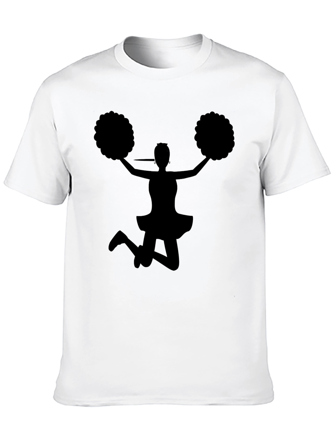 Cheerleader Silhouette Graphic Tee