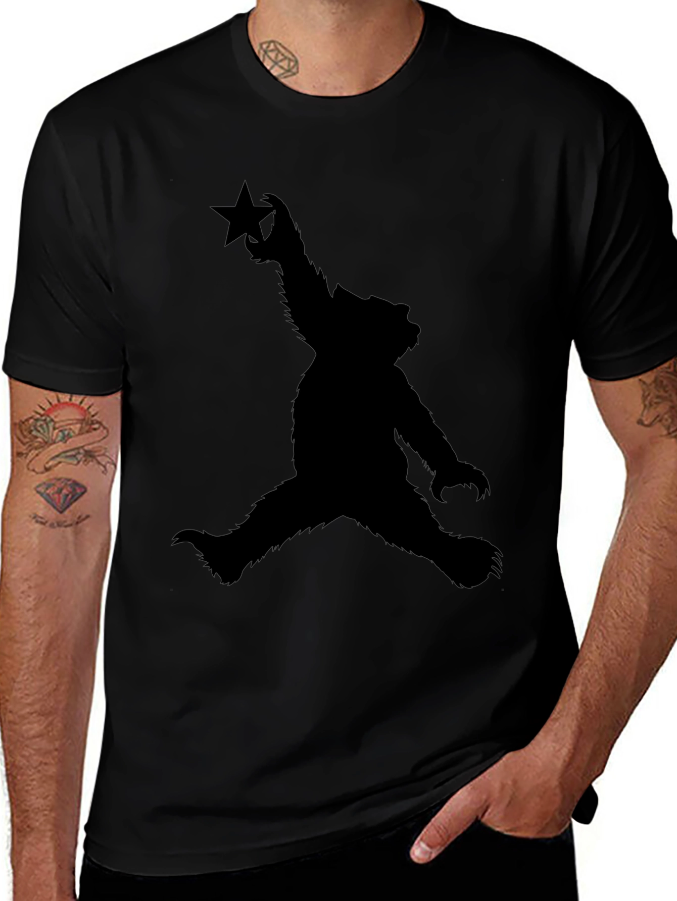 Sasquatch Dunk T-Shirt - Black Graphic Tee
