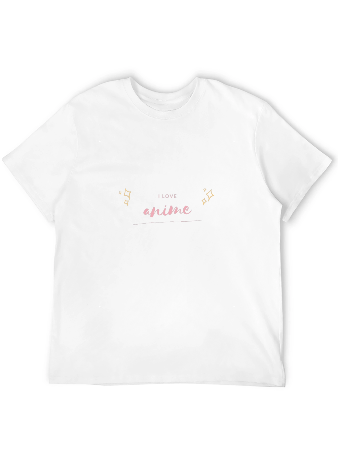 I Love Anime Black Tee