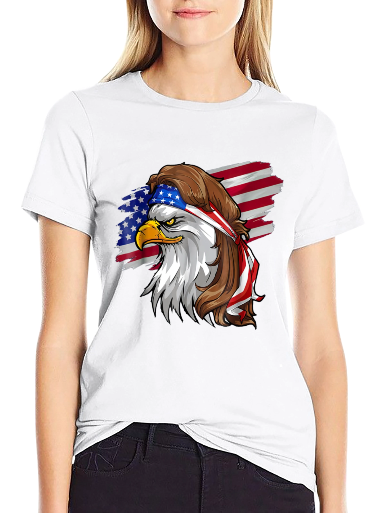 American Eagle Graphic Tee - Patriotic Pride