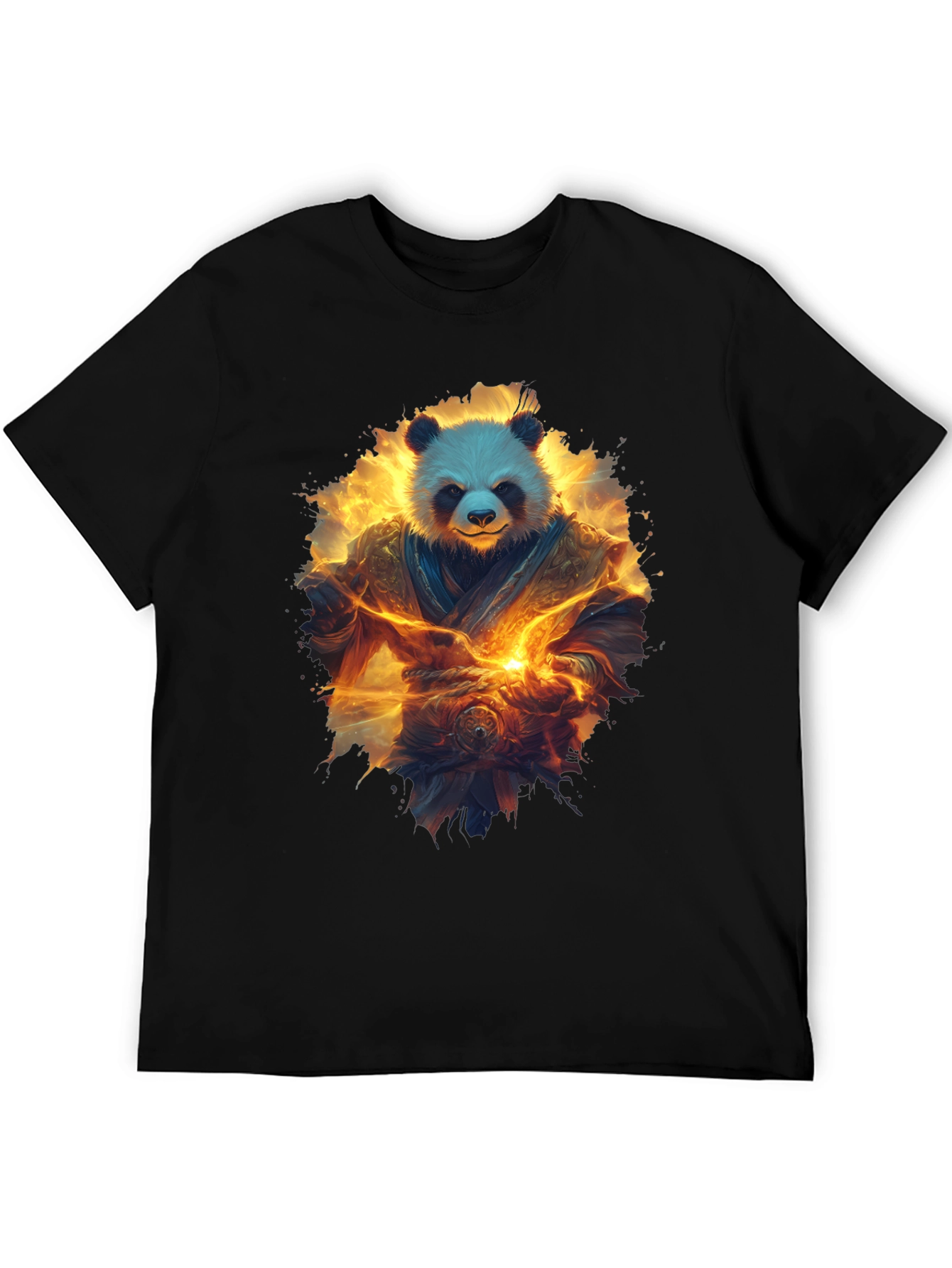 Panda Warrior Graphic T-Shirt