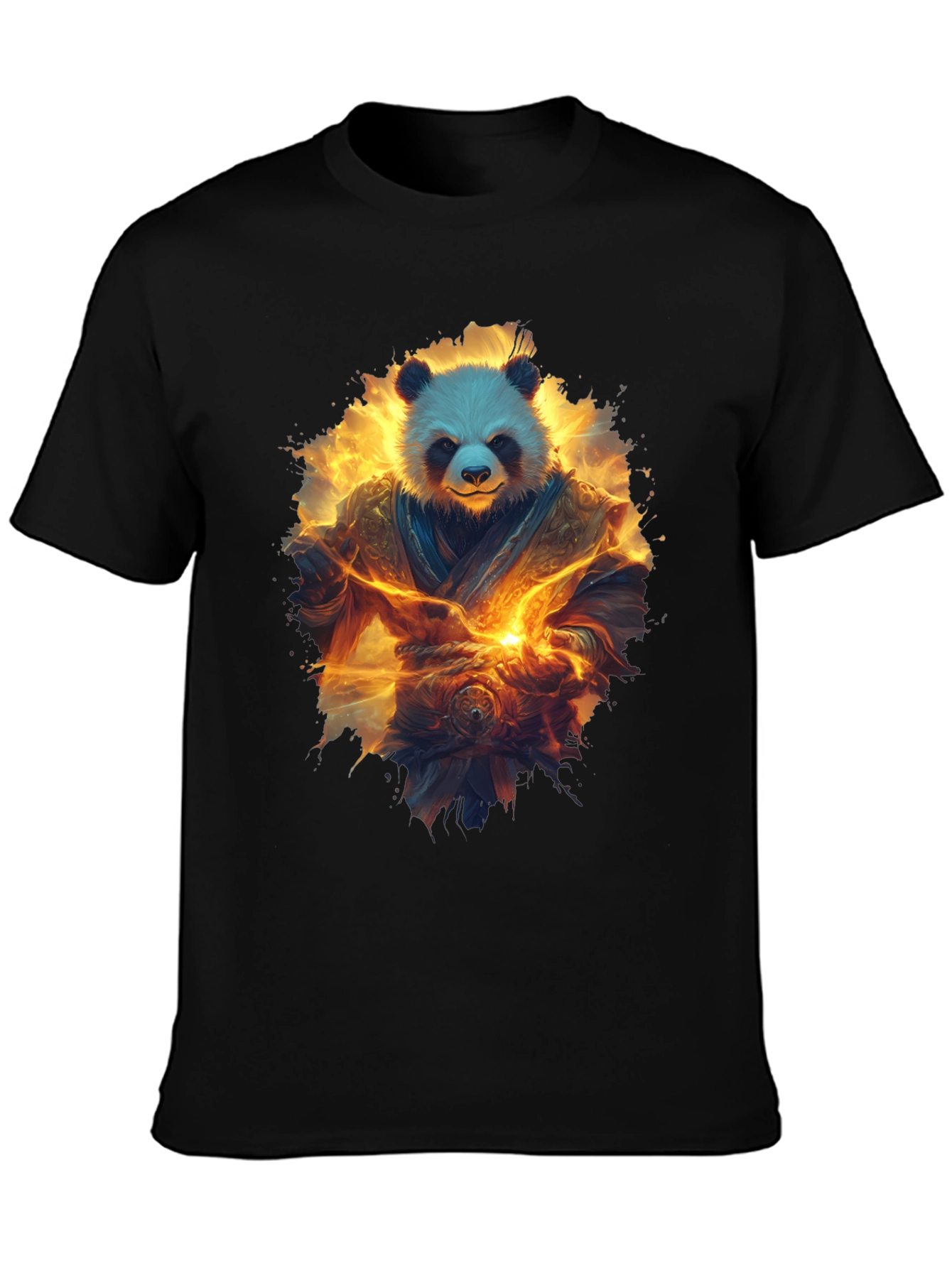 Panda Warrior Graphic T-Shirt