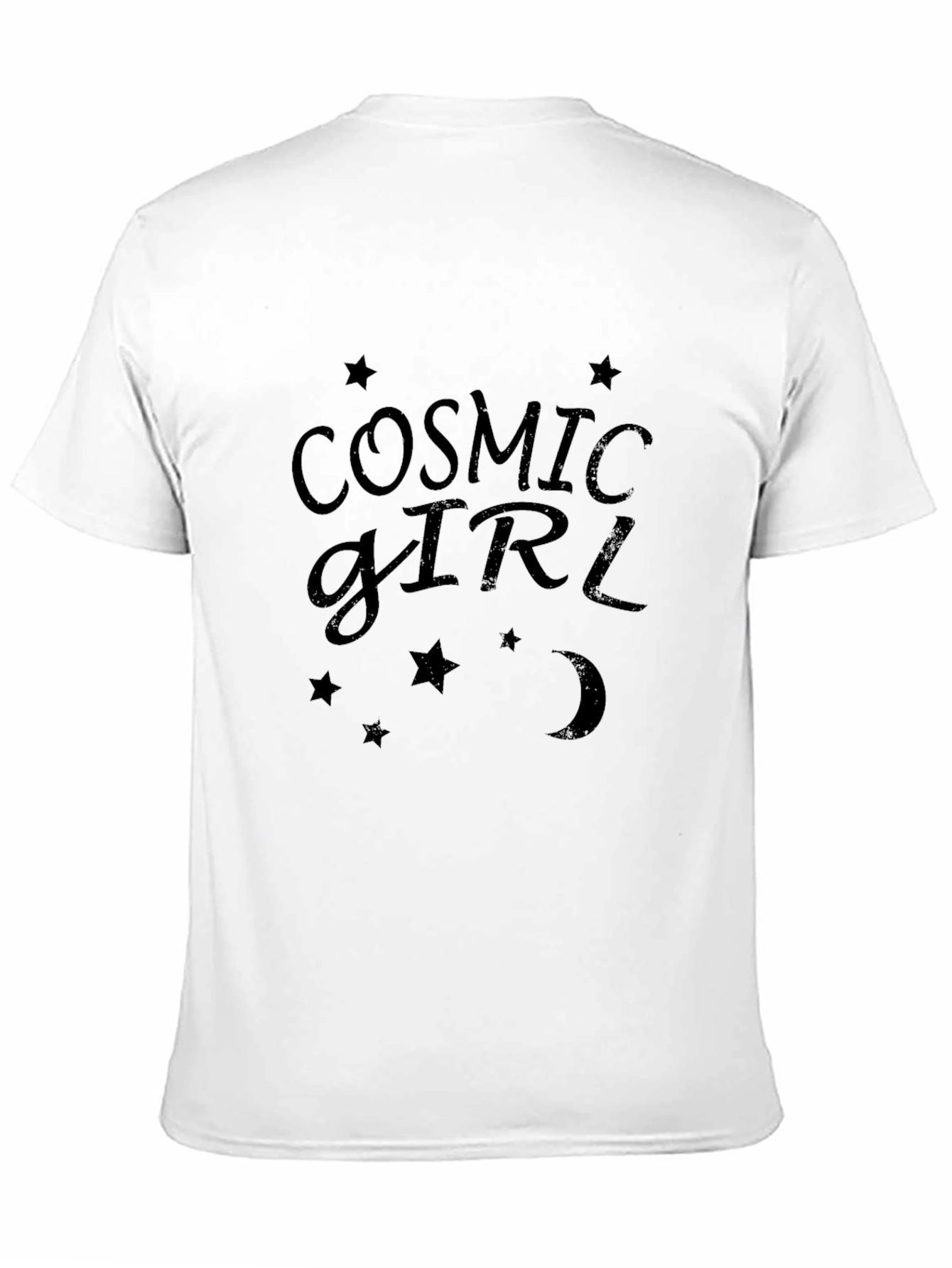 Cosmic Girl Graphic Tee - Black